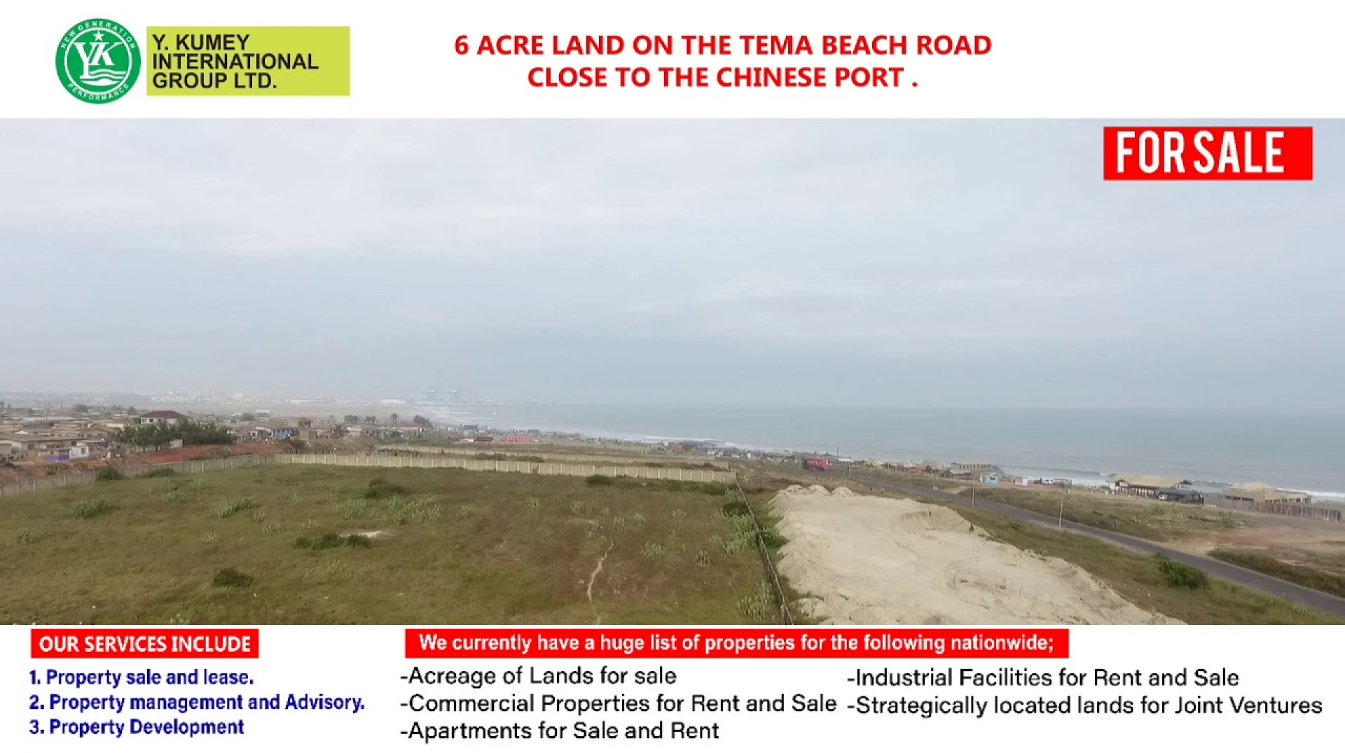 Commercial Land on Beach road (Ykumey Group International) Ghana Commercial Land on Beach road (Ykumey Group International) Ghana