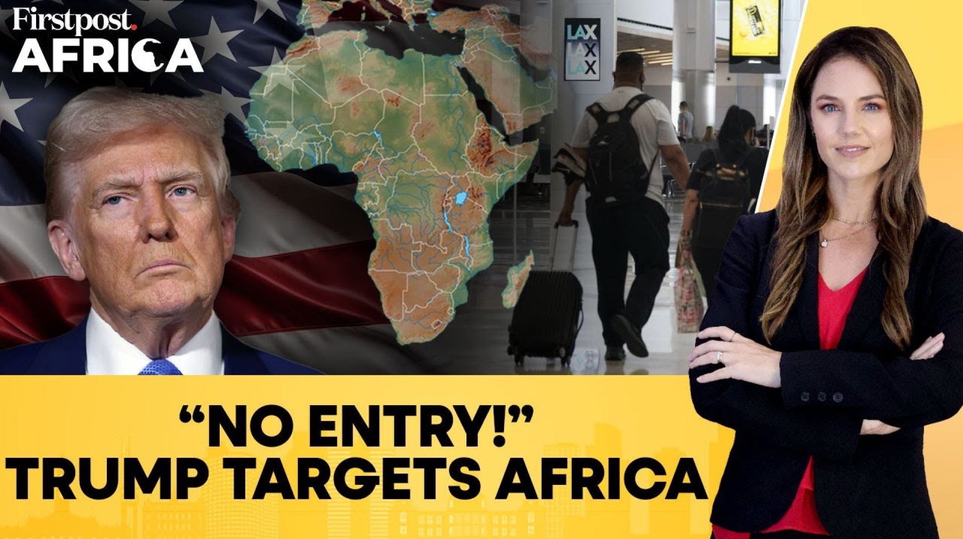 Trump's New Travel Ban Targets Africa, 22 Countries Affected | Firstpost Africa | N18G Trump's New Travel Ban Targets Africa, 22 Countries Affected | Firstpost Africa | N18G