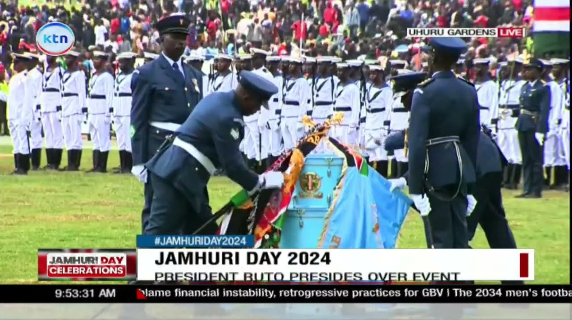 Jamhuri Day 2024: President William Ruto inspects Guard of Honour Jamhuri Day 2024: President William Ruto inspects Guard of Honour