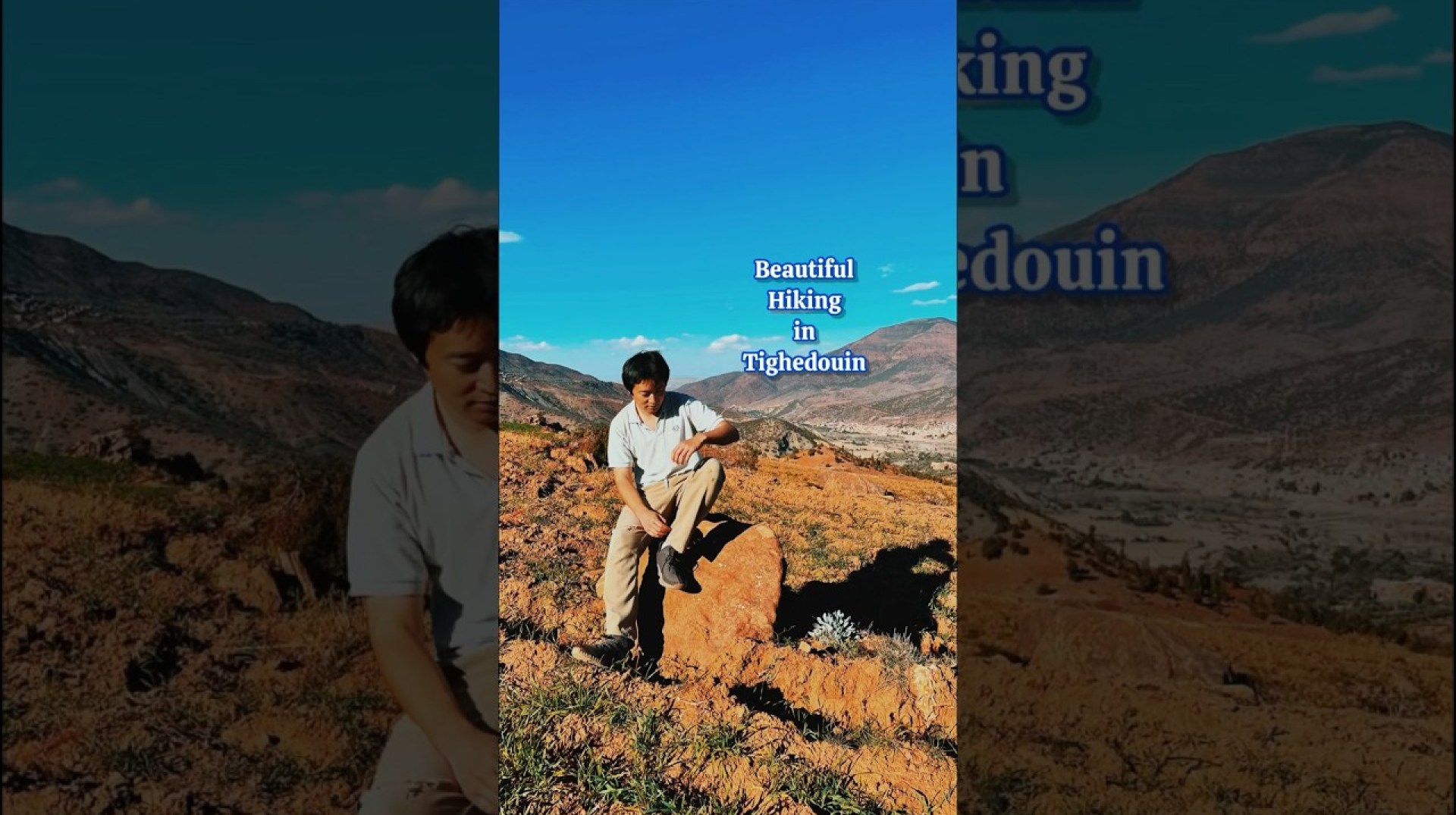 Beautiful hiking in Tighedouine, beautiful landscapes Morocco Beautiful hiking in Tighedouine, beautiful landscapes Morocco