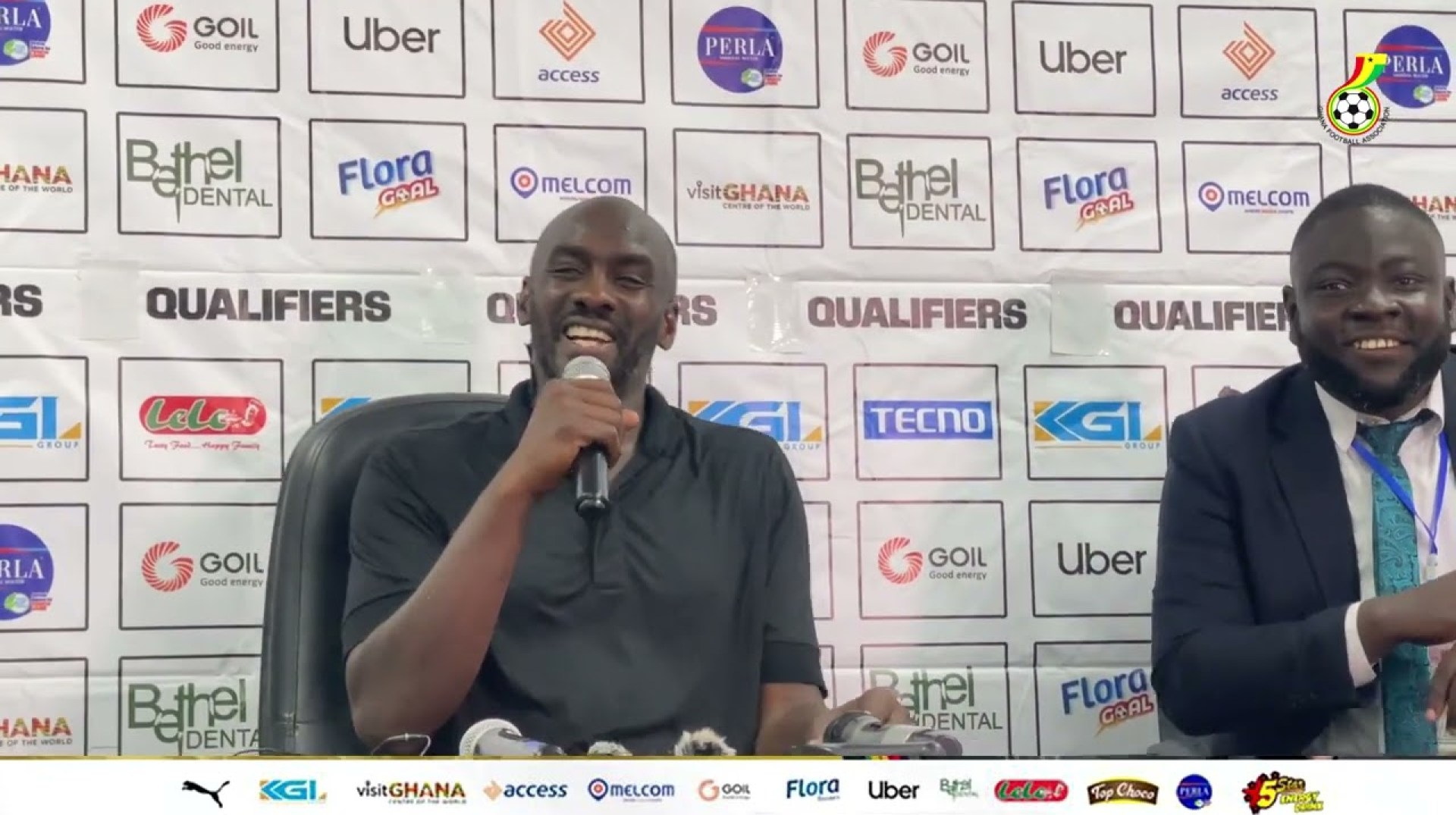 GHANA VRS ANGOLA POST MATCH PRESSER GHANA VRS ANGOLA POST MATCH PRESSER