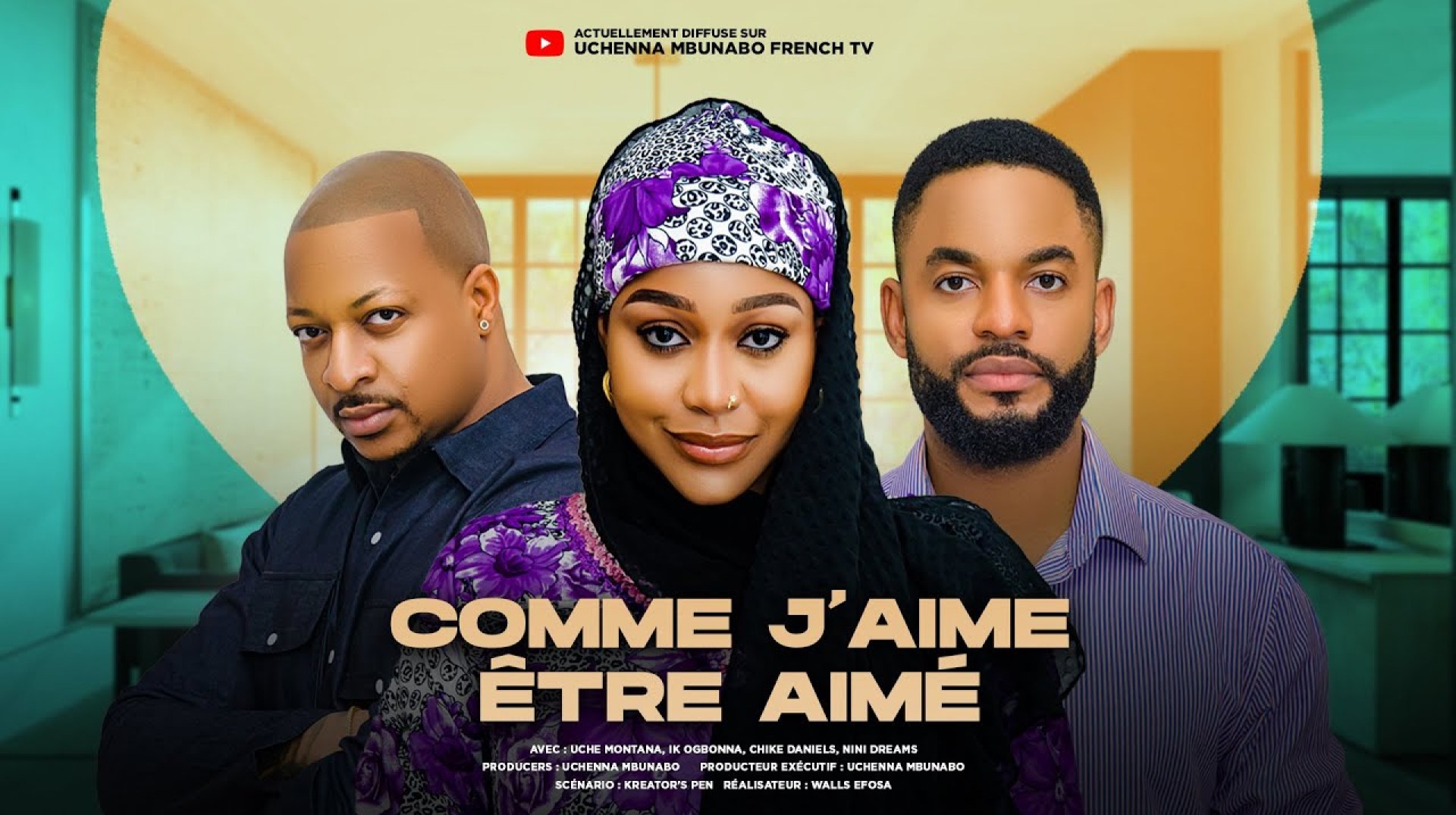 COMME J'AIME ÊTRE AIMÉ – UCHE MONTANA, CHIKE DANIELS, IK OGBONNA – Dernier film nigérian en français COMME J'AIME ÊTRE AIMÉ – UCHE MONTANA, CHIKE DANIELS, IK OGBONNA – Dernier film nigérian en français