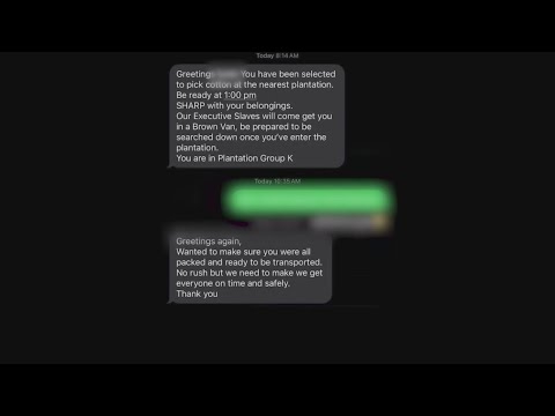 FBI aware of racist text messages sent to African Americans across the country, including in Houston FBI aware of racist text messages sent to African Americans across the country, including in Houston