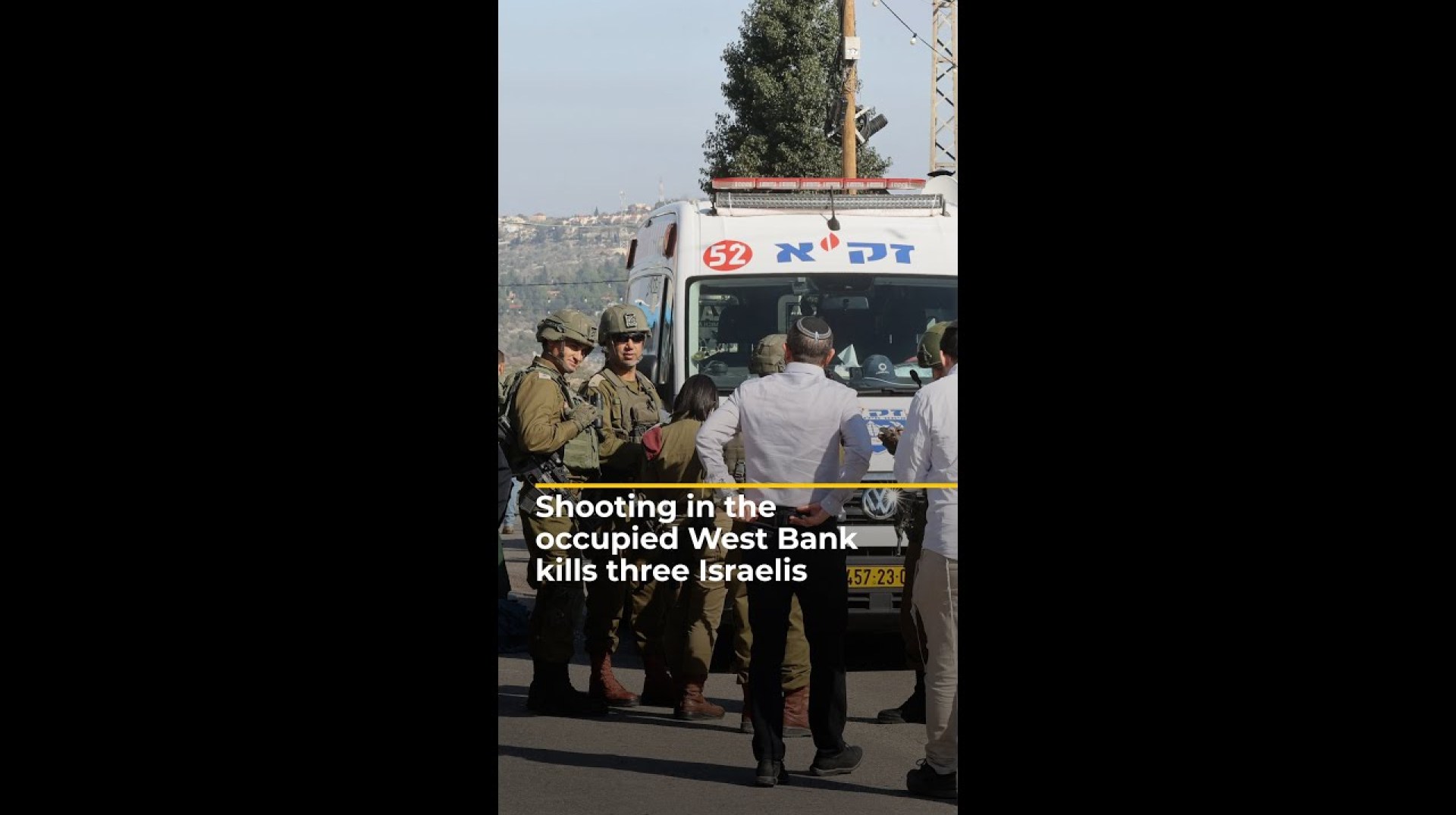 Shooting in the occupied West Bank kills three Israelis | AJ #shorts Shooting in the occupied West Bank kills three Israelis | AJ #shorts