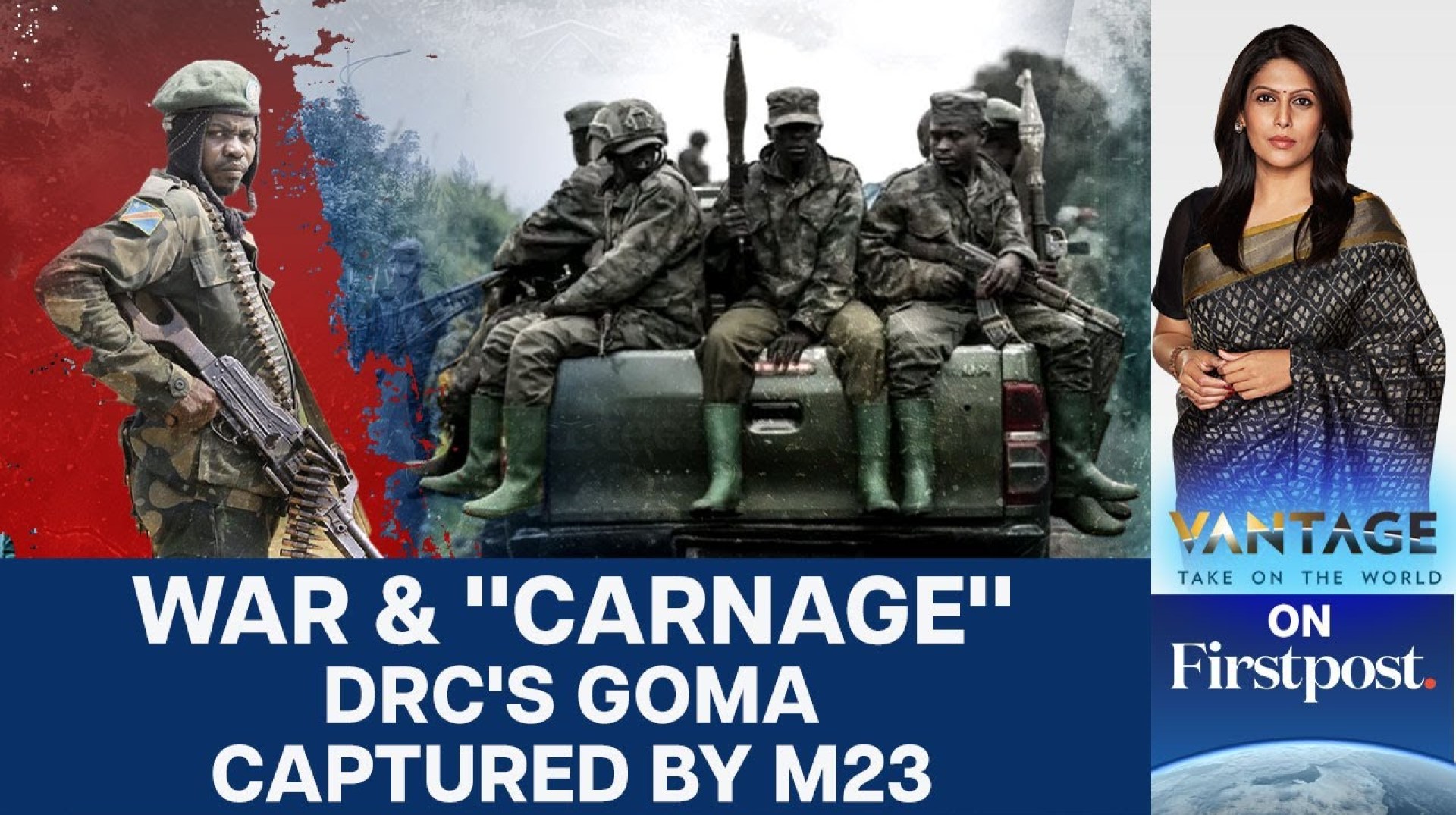 M23 Rebels Capture Goma: DRC says it's a “War Declaration” by Rwanda | Vantage with Palki Sharma M23 Rebels Capture Goma: DRC says it's a “War Declaration” by Rwanda | Vantage with Palki Sharma