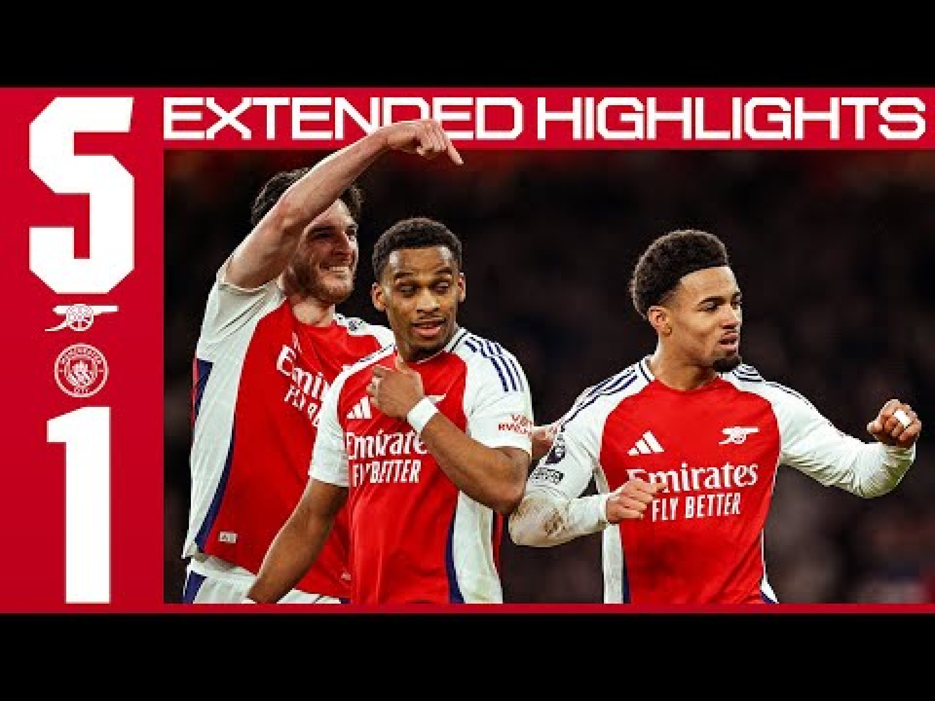 EXTENDED HIGHLIGHTS | Arsenal 5-1 Manchester City | All the goals & moments from a five-goal feast! EXTENDED HIGHLIGHTS | Arsenal 5-1 Manchester City | All the goals & moments from a five-goal feast!