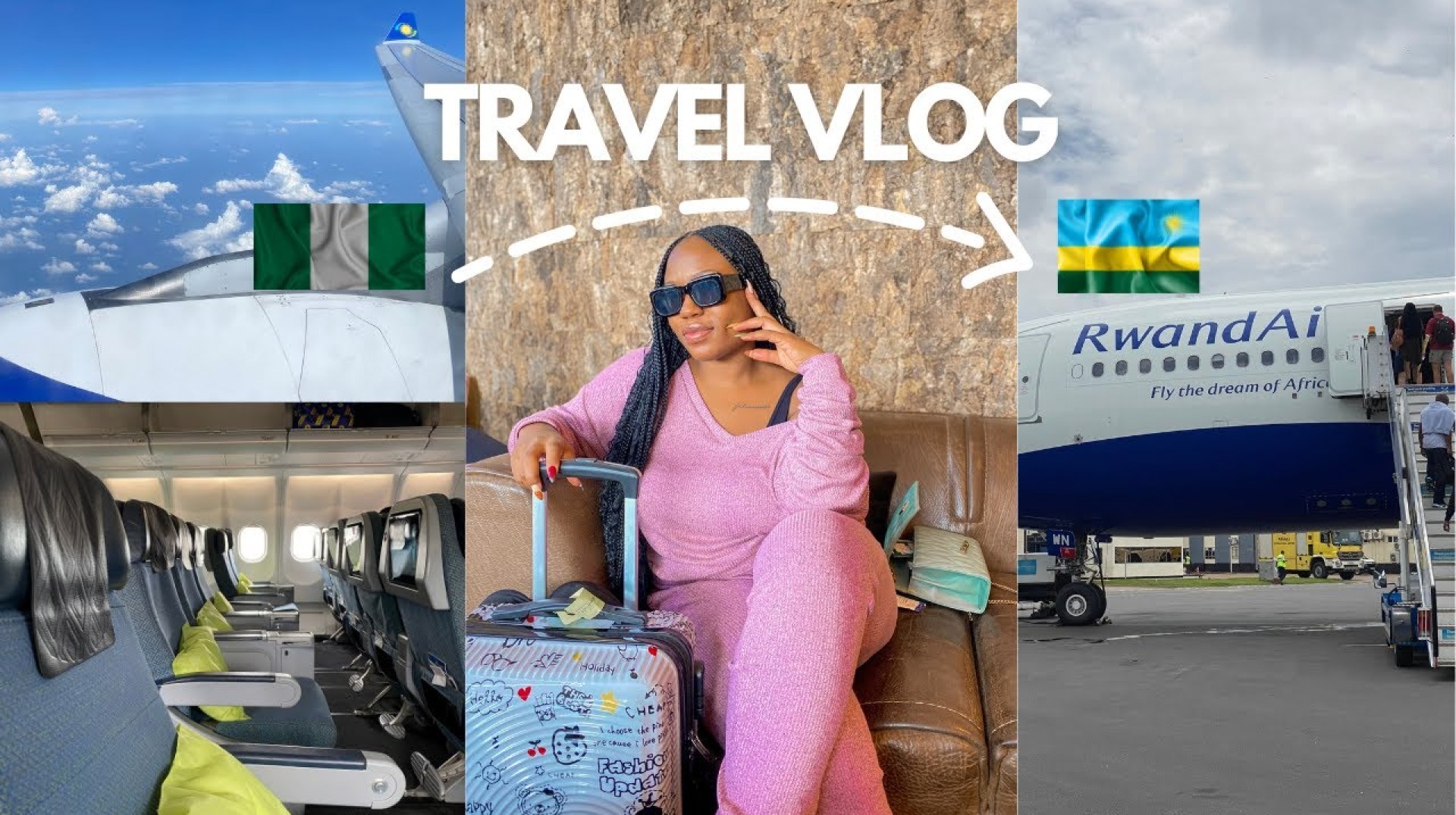 Travel Vlog | Nigeria to Rwanda | Getting harrassed in Kigali?? | RwandAir Review | Girls Trip Travel Vlog | Nigeria to Rwanda | Getting harrassed in Kigali?? | RwandAir Review | Girls Trip