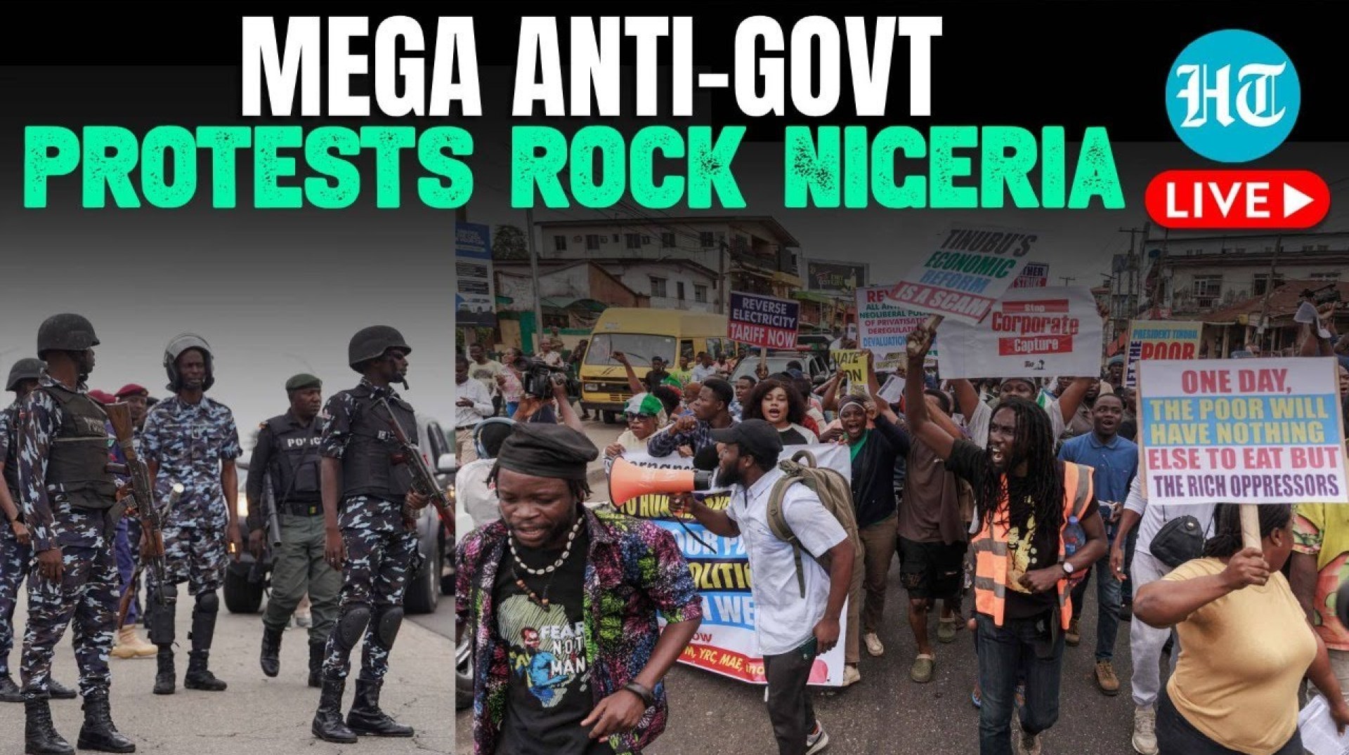 Nigeria Protests LIVE | Nigerian Protestors Hit The Streets | Abuja | Tinubu Govt | Live Protest Nigeria Protests LIVE | Nigerian Protestors Hit The Streets | Abuja | Tinubu Govt | Live Protest