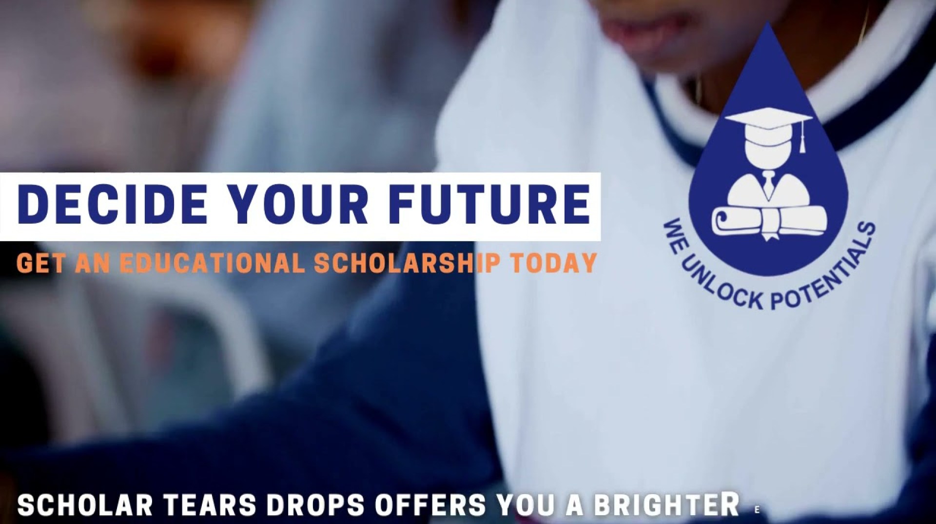 50-100% funded scholarship by an NGO here in Ghana. 50-100% funded scholarship by an NGO here in Ghana.