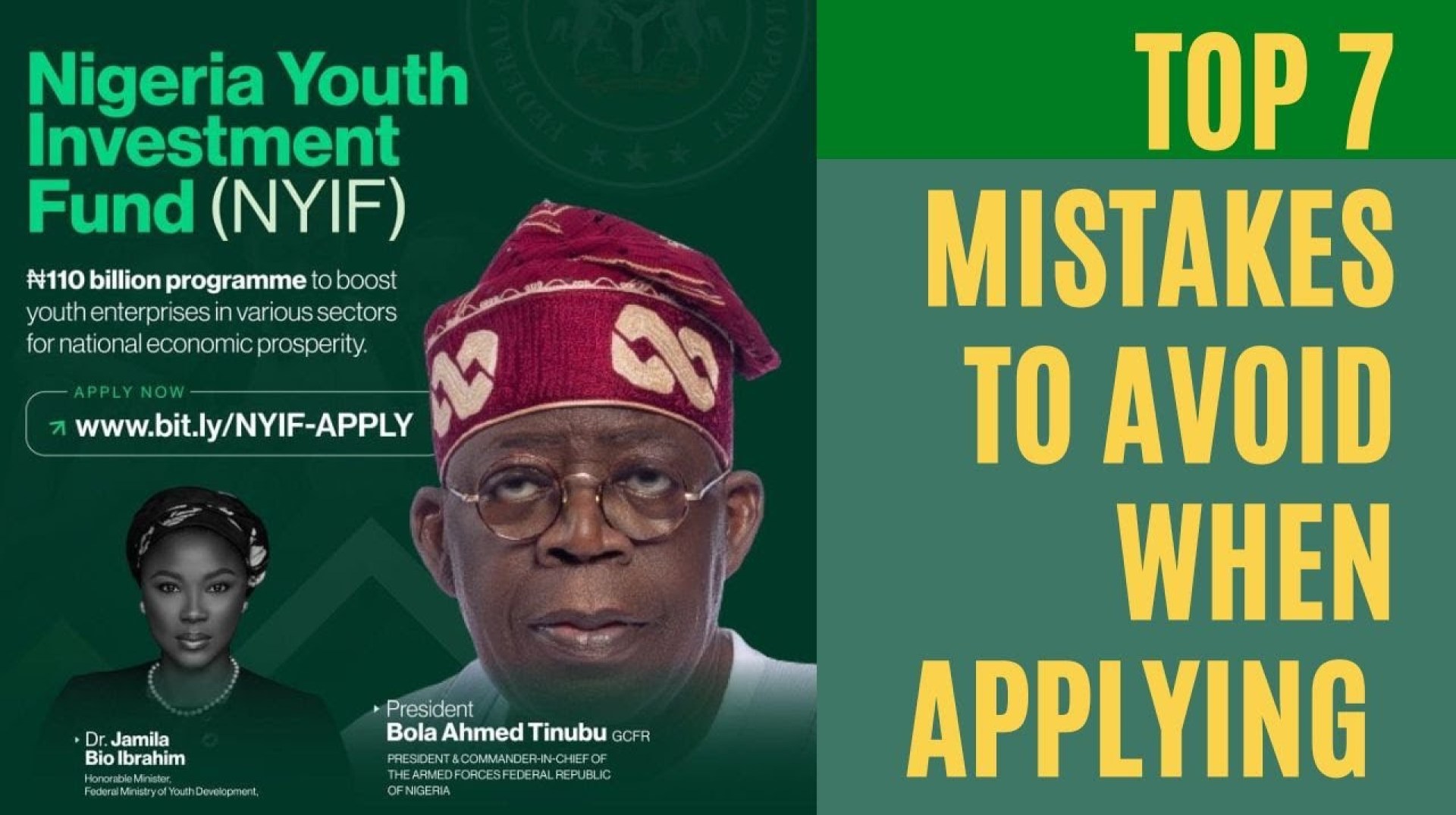 NYIF: Top 7 Mistakes to Avoid When Applying for Nigeria Youth Investment Fund NYIF 2024 NYIF: Top 7 Mistakes to Avoid When Applying for Nigeria Youth Investment Fund NYIF 2024