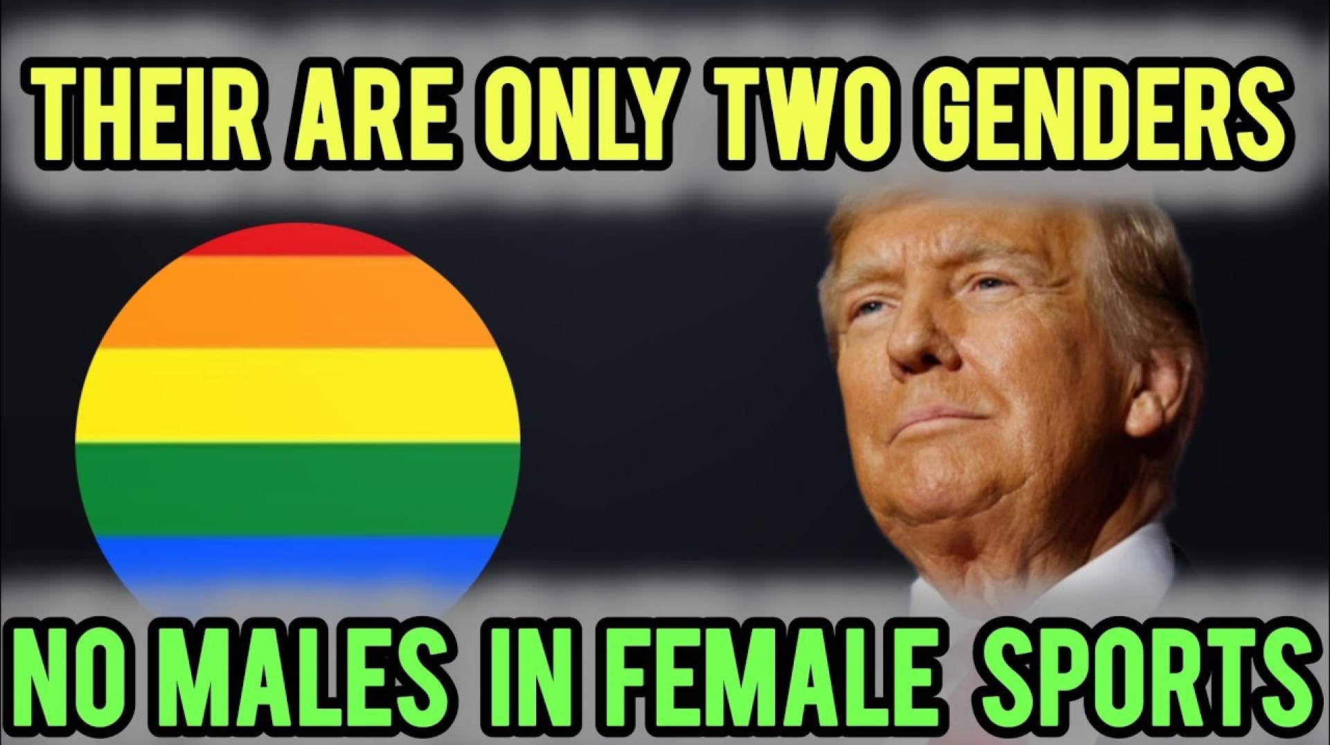 Their are only two genders | No men in women Sports Their are only two genders | No men in women Sports