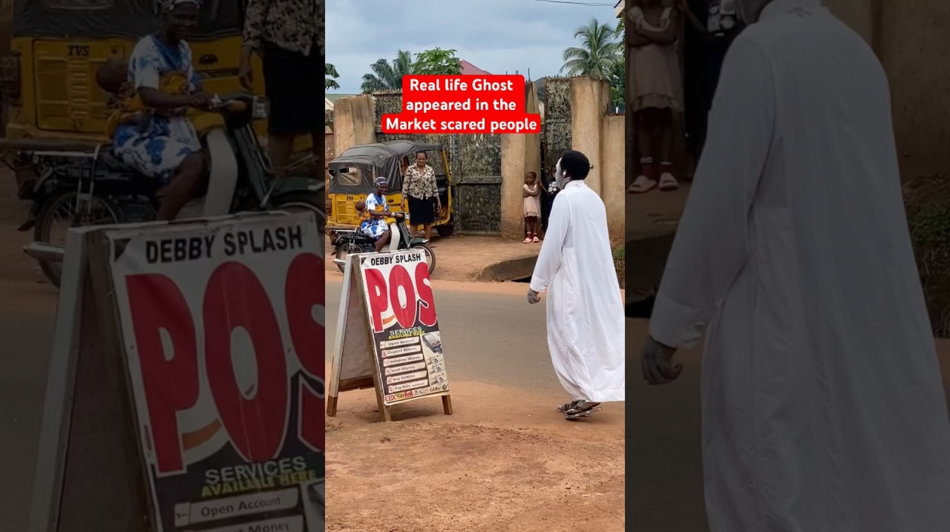Real Ghost appeared in the street #goviral #shorts #trending #shortvideos #prank ##nigeria Real Ghost appeared in the street #goviral #shorts #trending #shortvideos #prank ##nigeria