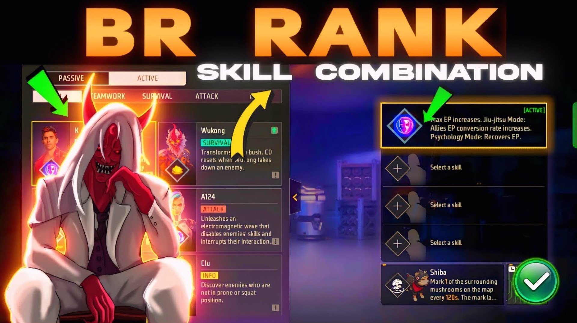 BR rank Best combination 2025 | Best character combination in Free Fire | BR ranked combination BR rank Best combination 2025 | Best character combination in Free Fire | BR ranked combination