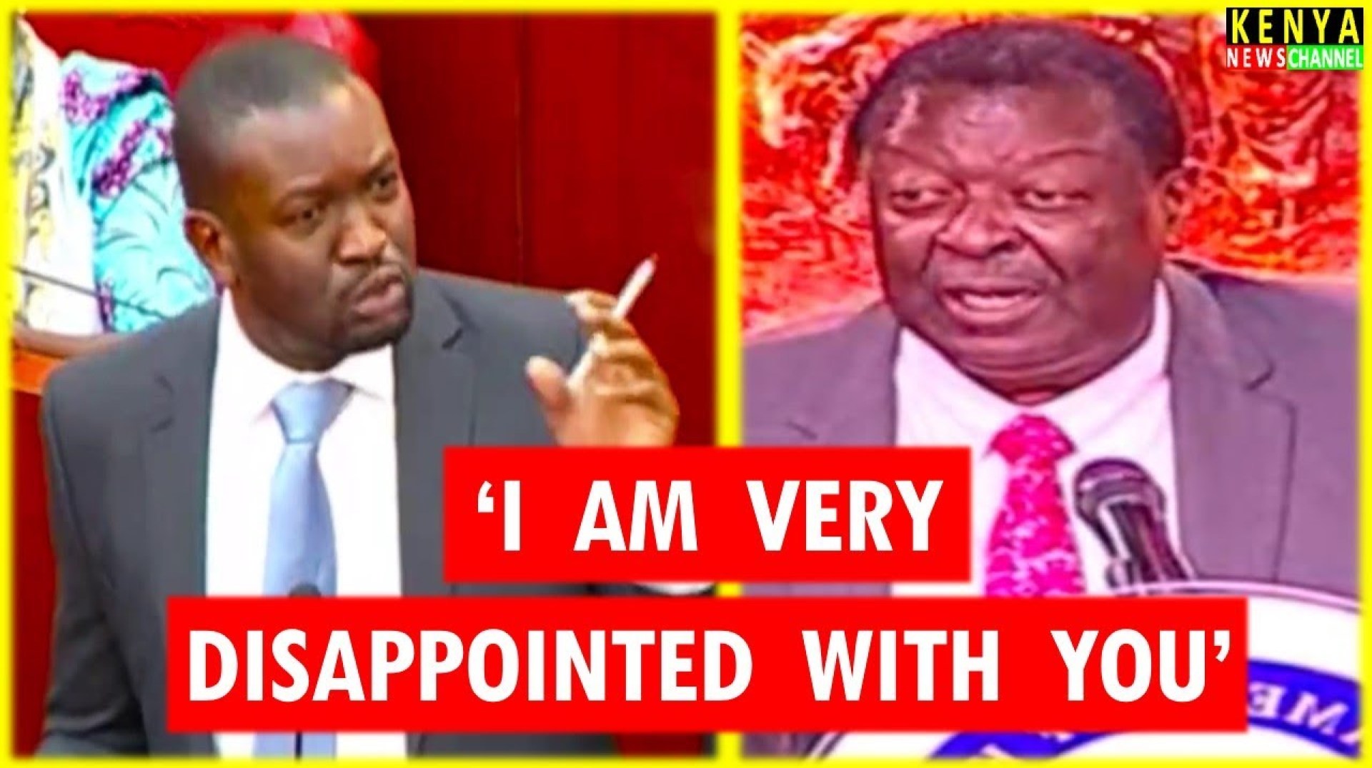 Sifuna LECTURES Musalia face to face in Senate today Sifuna LECTURES Musalia face to face in Senate today