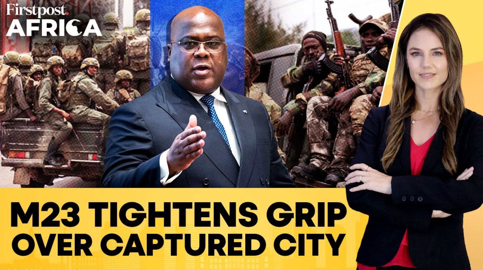 DR Congo: M23 Rebels Tighten Grip over South Kivu’s Bukavu, Promise Peace | Firstpost Africa | N18G DR Congo: M23 Rebels Tighten Grip over South Kivu’s Bukavu, Promise Peace | Firstpost Africa | N18G