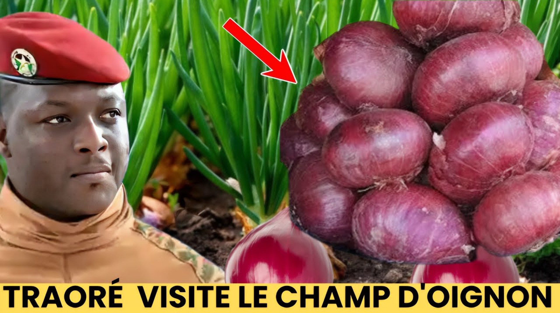 Burkina Faso : Traoré Visite le Champ d'Oignons pour Célébrer la Journée de la Femme Le 8 mars 2025 Burkina Faso : Traoré Visite le Champ d'Oignons pour Célébrer la Journée de la Femme Le 8 mars 2025