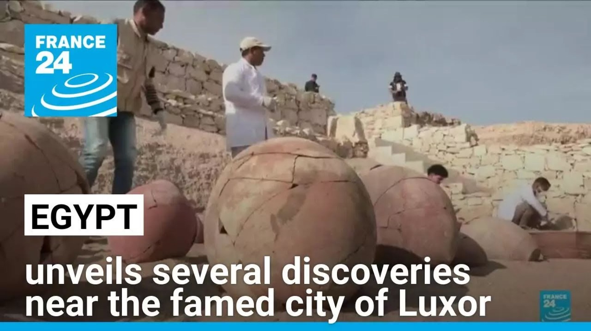 Egypt unveils several discoveries near the famed city of Luxor • FRANCE 24 English Egypt unveils several discoveries near the famed city of Luxor • FRANCE 24 English