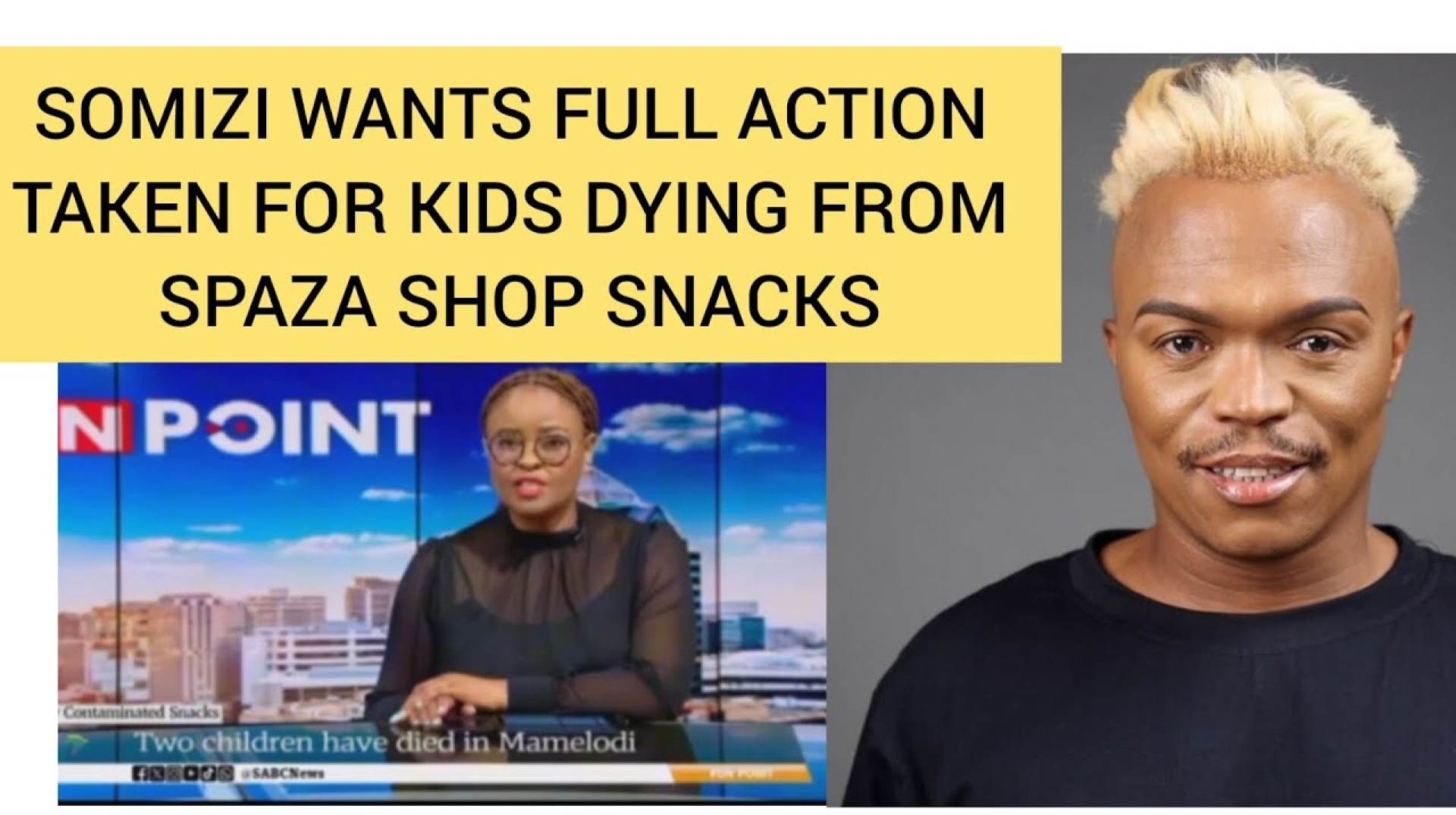 SOMIZI MHLONGO WANTS FULL ACTION TAKEN FOR THE KIDS DYING FROM EATING SPAZA SHOP SNACKS #somizi SOMIZI MHLONGO WANTS FULL ACTION TAKEN FOR THE KIDS DYING FROM EATING SPAZA SHOP SNACKS #somizi