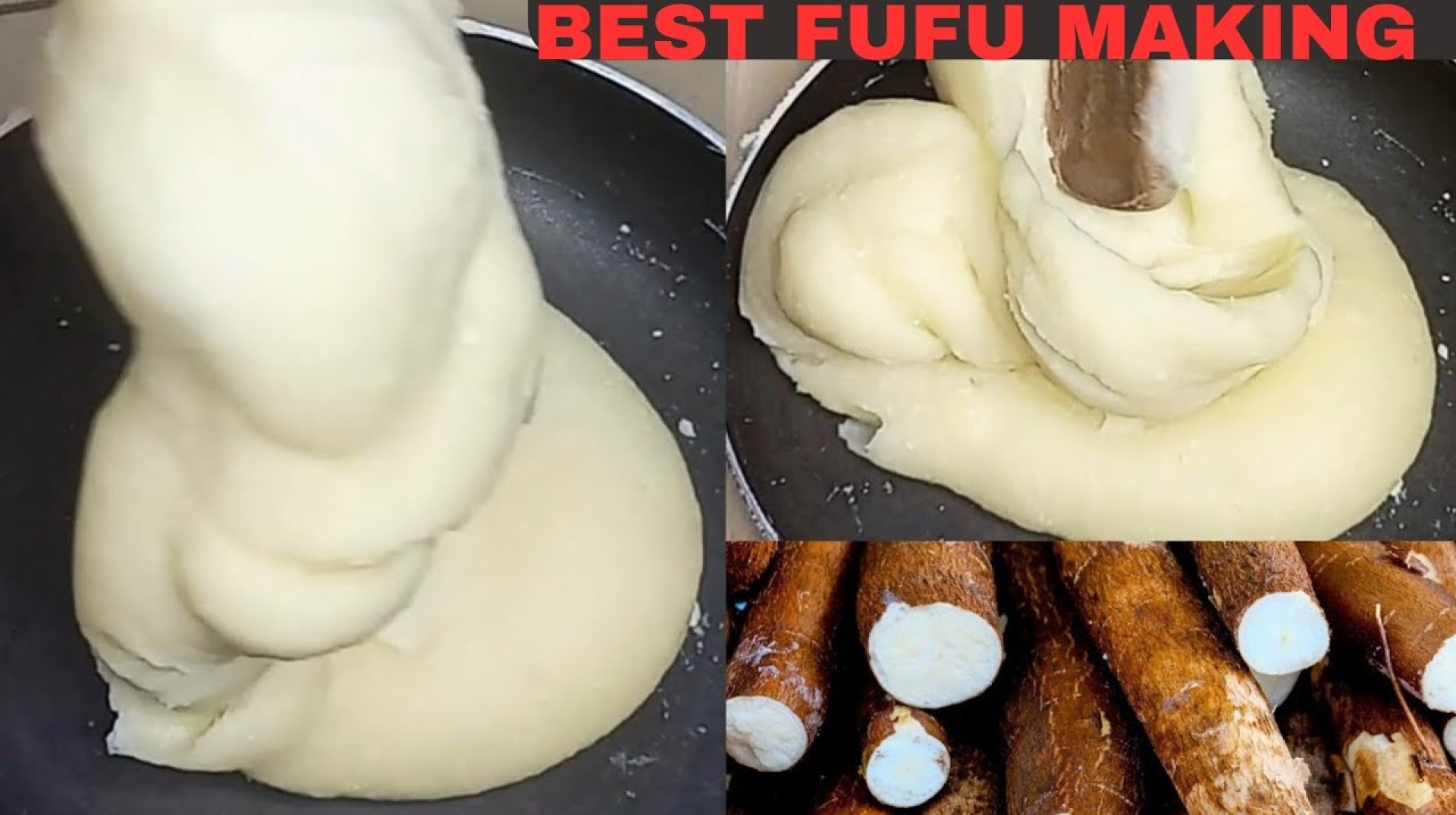 cassava fufu || how to make cassava swallow at home without blender. cassava fufu || how to make cassava swallow at home without blender.