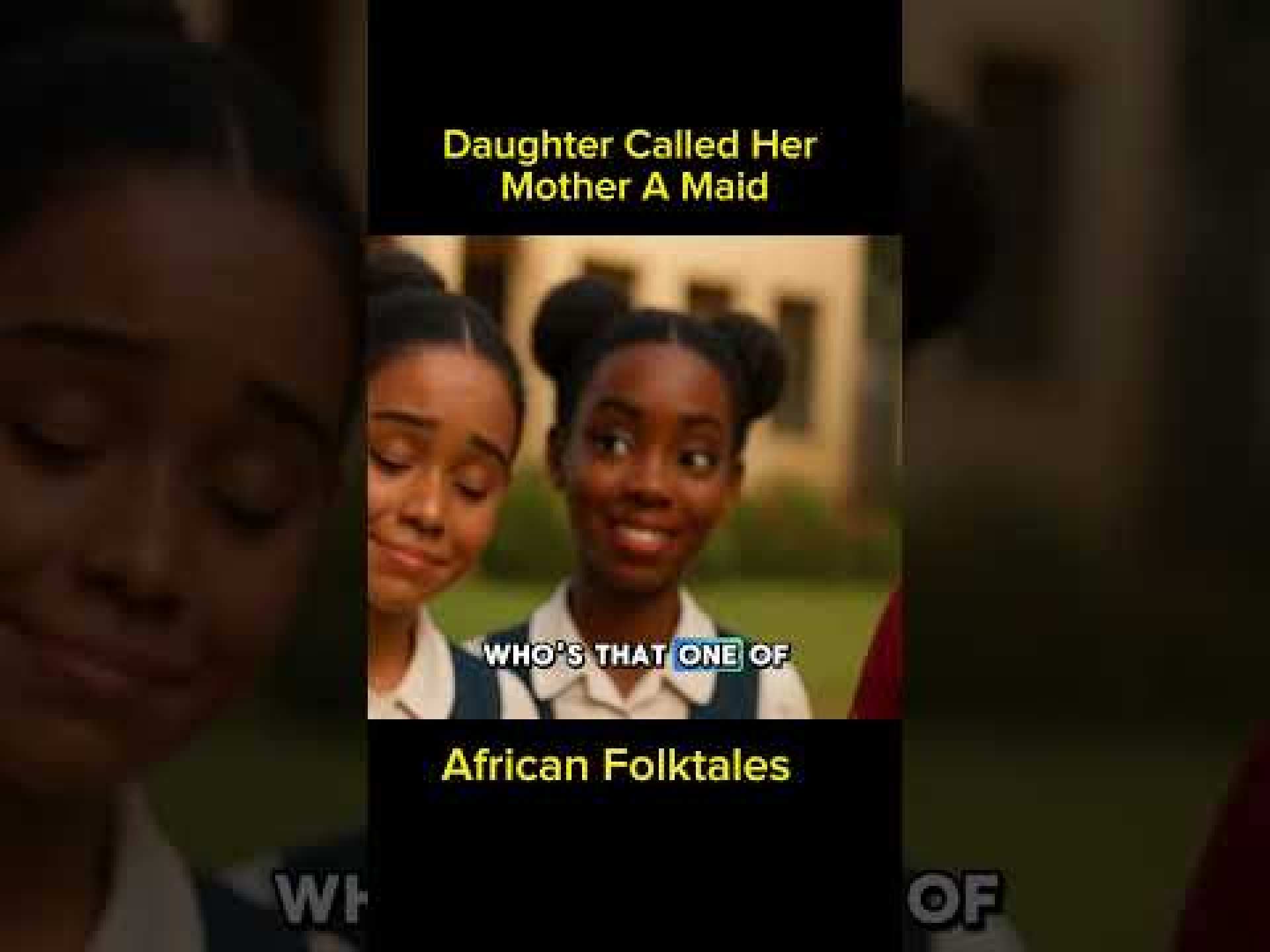 She Called Her Mother a Maid at School #short #viralshort #africanfolktale She Called Her Mother a Maid at School #short #viralshort #africanfolktale
