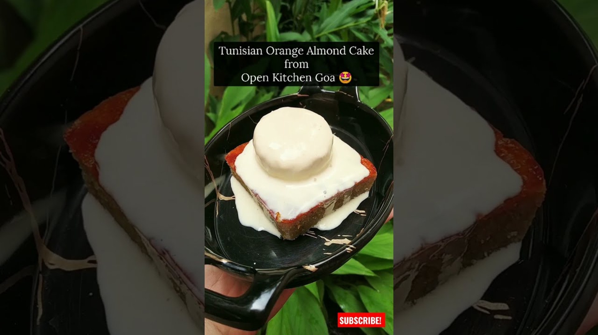 Delicious Tunisian Orange almond Cake! #shorts Delicious Tunisian Orange almond Cake! #shorts
