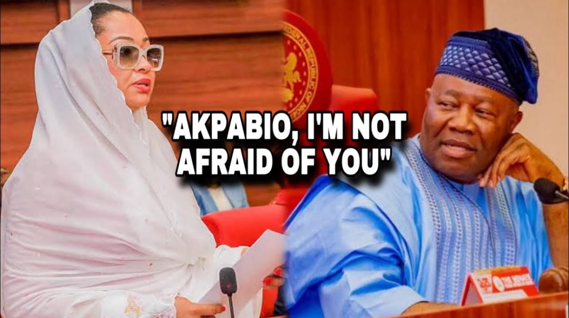 Drama as Akpabio Orders Natasha Akpoti out of Senate Sitting Drama as Akpabio Orders Natasha Akpoti out of Senate Sitting