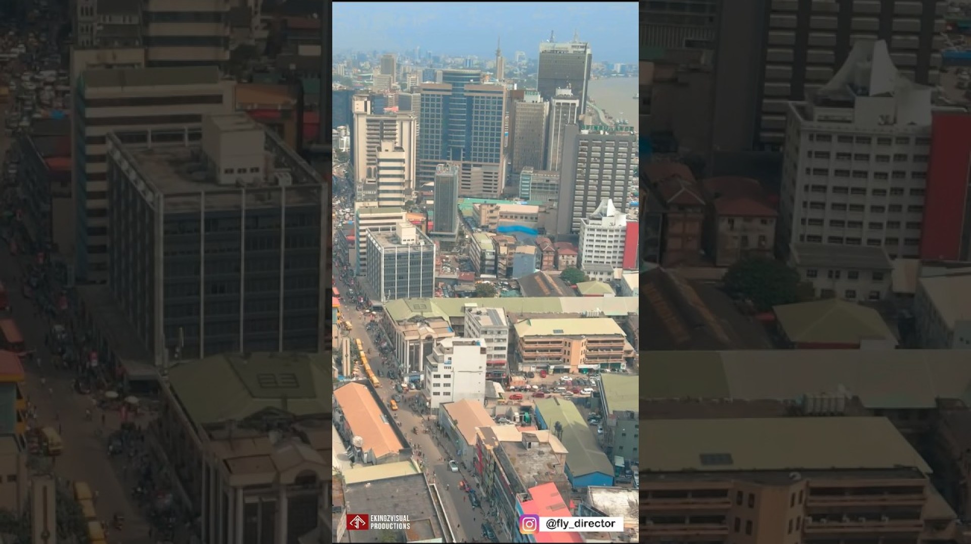 Skyline of Lagos City – Nigeria, Drone short of the Biggest city in Africa. Skyline of Lagos City – Nigeria, Drone short of the Biggest city in Africa.