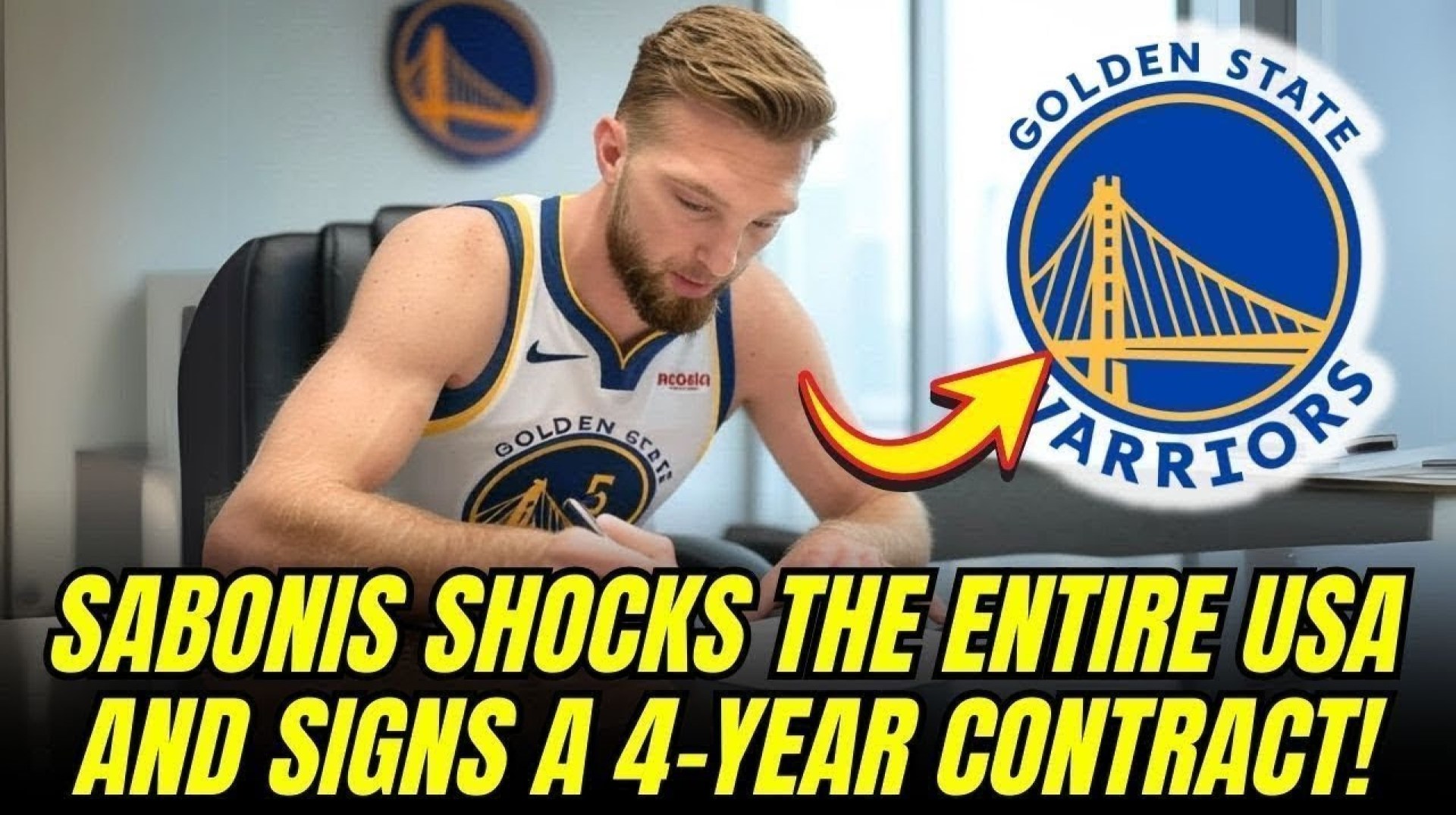 SHOCKING: Domantas SABONIS Signs FOUR-YEAR Deal with WARRIORS | nba news warriors SHOCKING: Domantas SABONIS Signs FOUR-YEAR Deal with WARRIORS | nba news warriors
