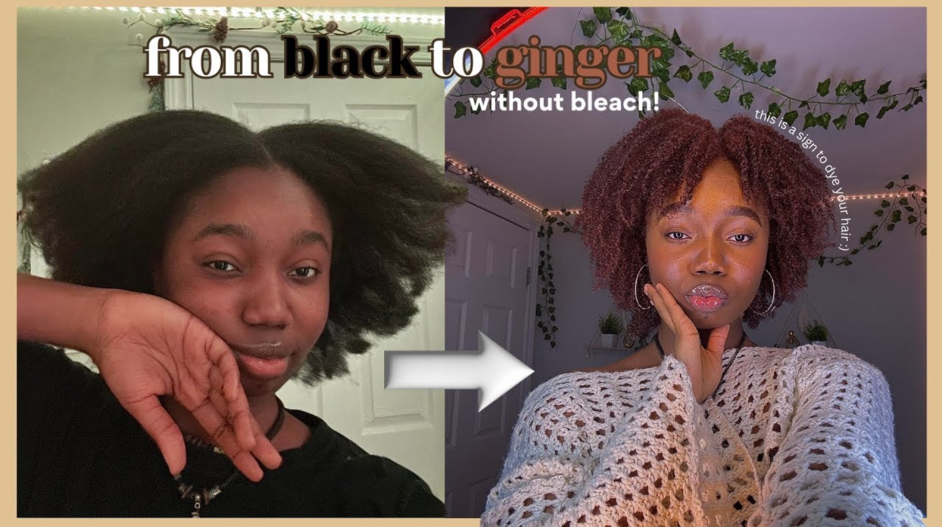 i dyed my natural hair ginger WITHOUT bleach (+ African parents reaction lol) i dyed my natural hair ginger WITHOUT bleach (+ African parents reaction lol)