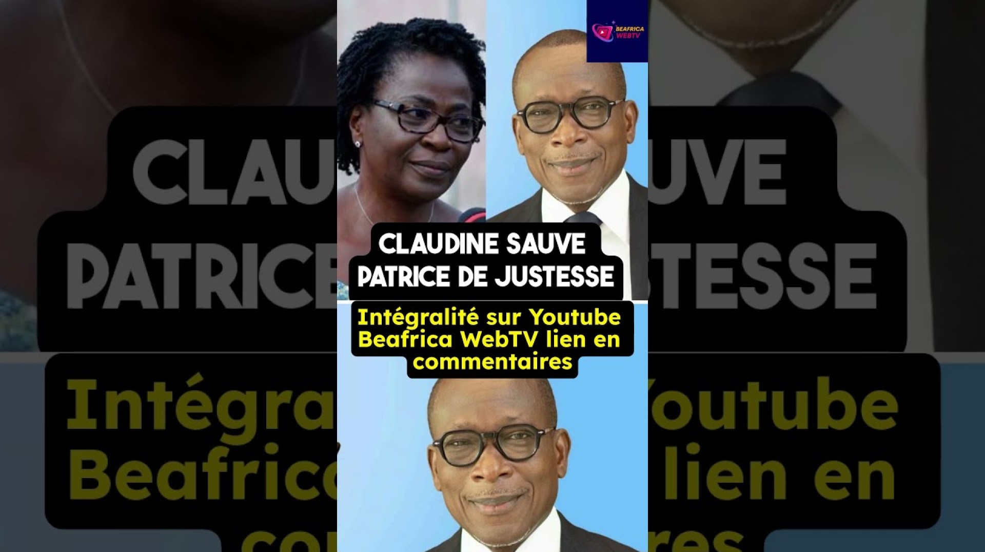 Claudine Talon sauve Patrice Talon des mains de Patrice Talon au Bénin Claudine Talon sauve Patrice Talon des mains de Patrice Talon au Bénin