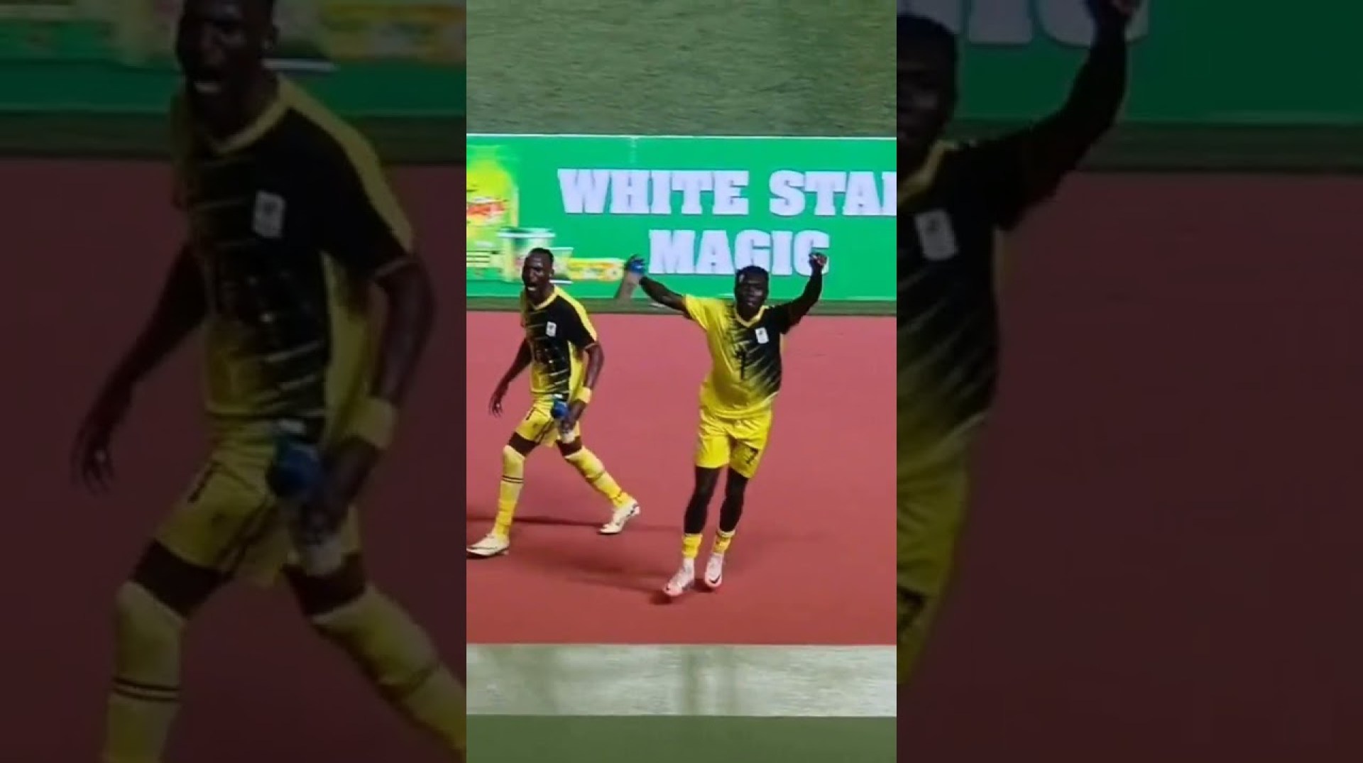 After a hard-fought victory against Congo Brazzaville, the Uganda Cranes players thanked the fans After a hard-fought victory against Congo Brazzaville, the Uganda Cranes players thanked the fans