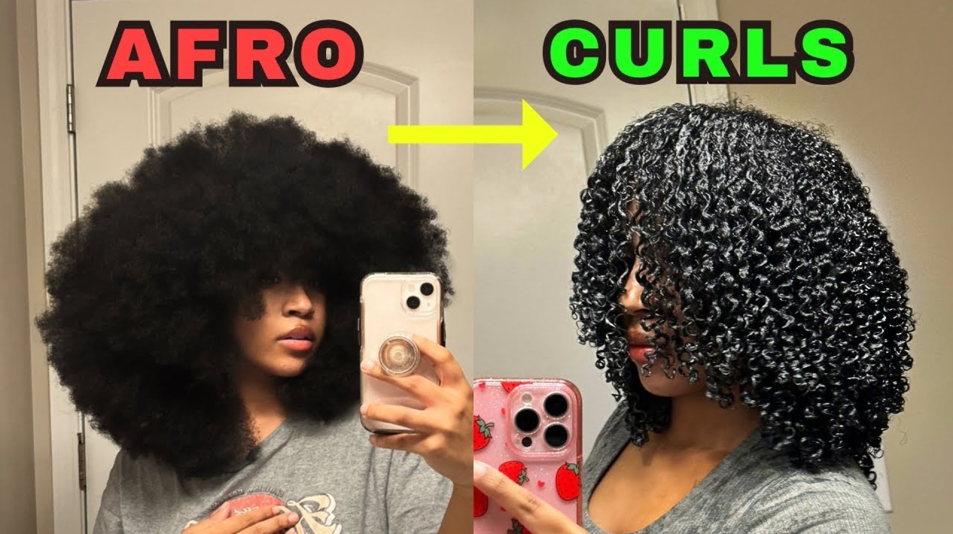 AFRO to CURLS | How to get DEFINED SHINY CURLS (updated) AFRO to CURLS | How to get DEFINED SHINY CURLS (updated)