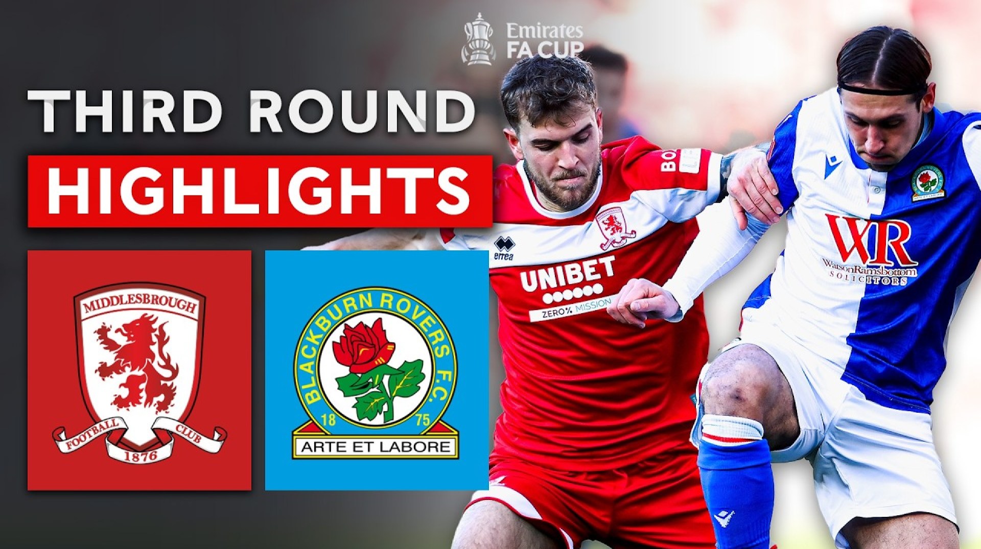 Weimann Sends Rovers Through | Middlesbrough v Blackburn Rovers | Emirates FA Cup 2024-25 Weimann Sends Rovers Through | Middlesbrough v Blackburn Rovers | Emirates FA Cup 2024-25