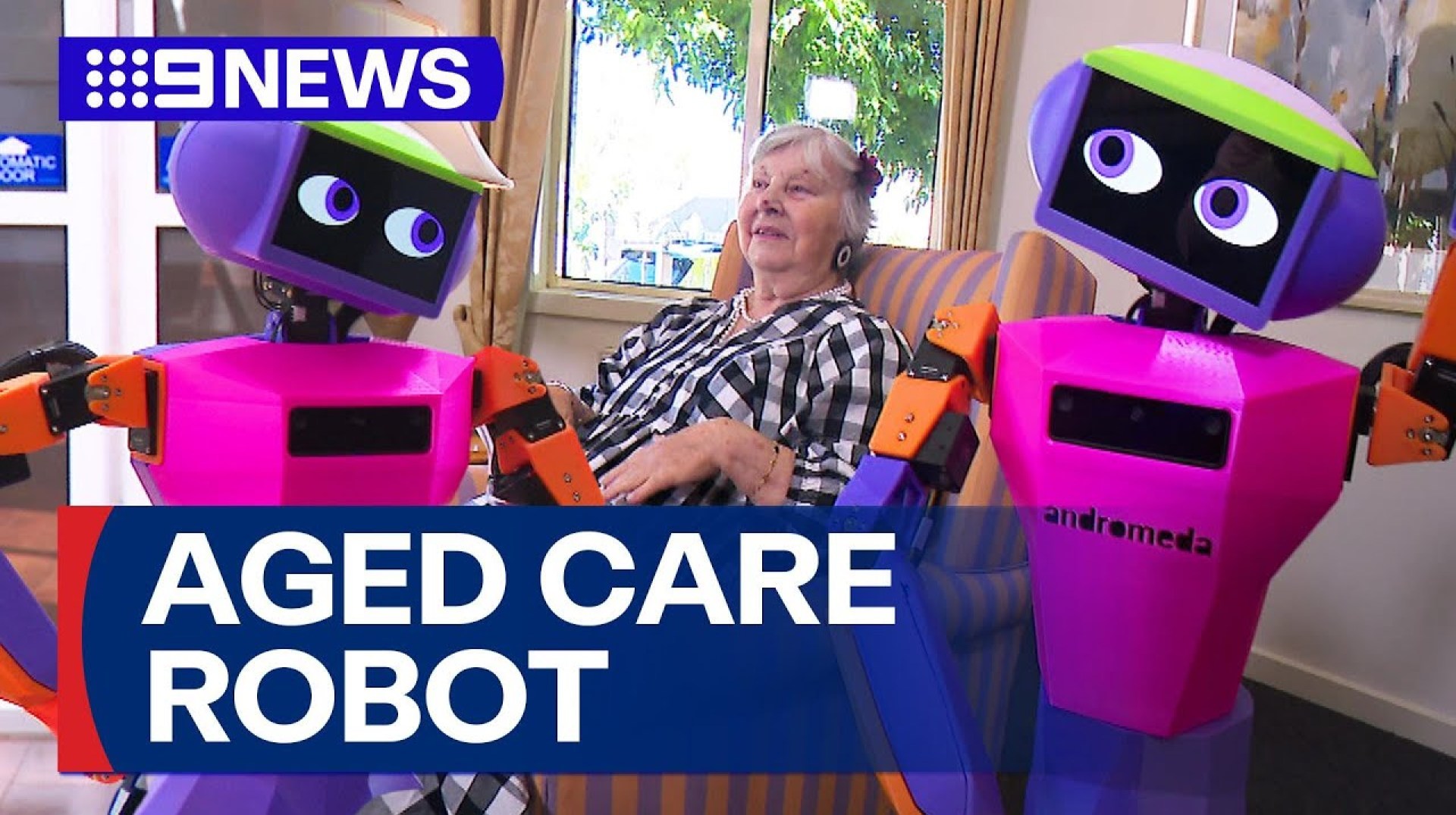 New humanoid companion robot moves into Victoria aged care home | 9 News Australia New humanoid companion robot moves into Victoria aged care home | 9 News Australia