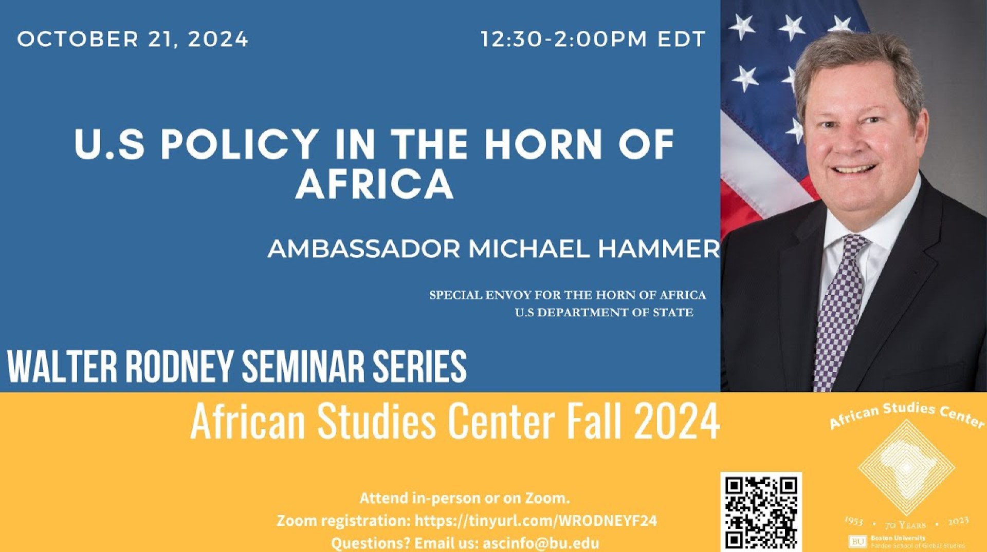 U.S. Policy in the Horn of Africa U.S. Policy in the Horn of Africa