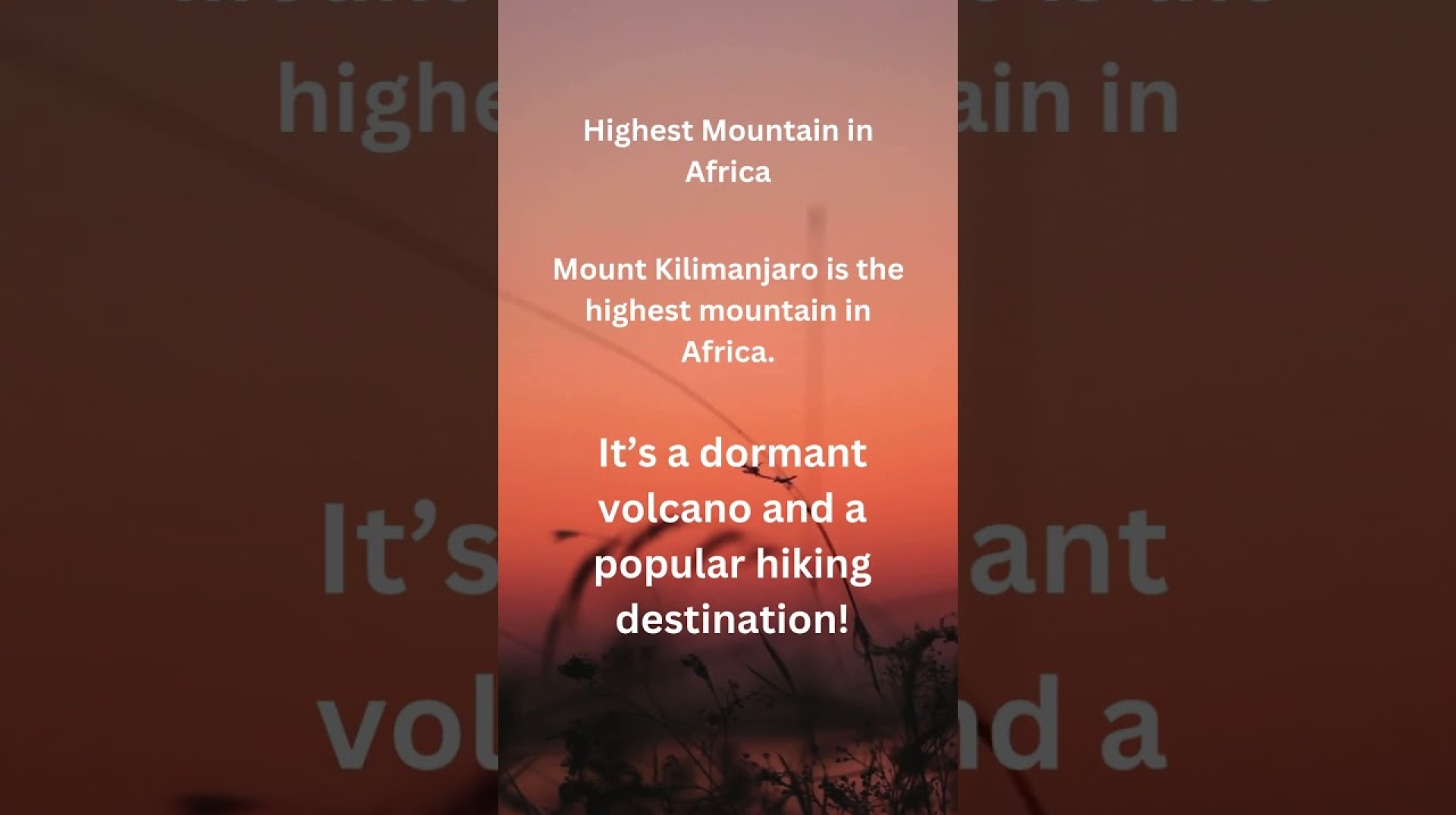 Highest Mountain in Africa #africanews #mountain Highest Mountain in Africa #africanews #mountain