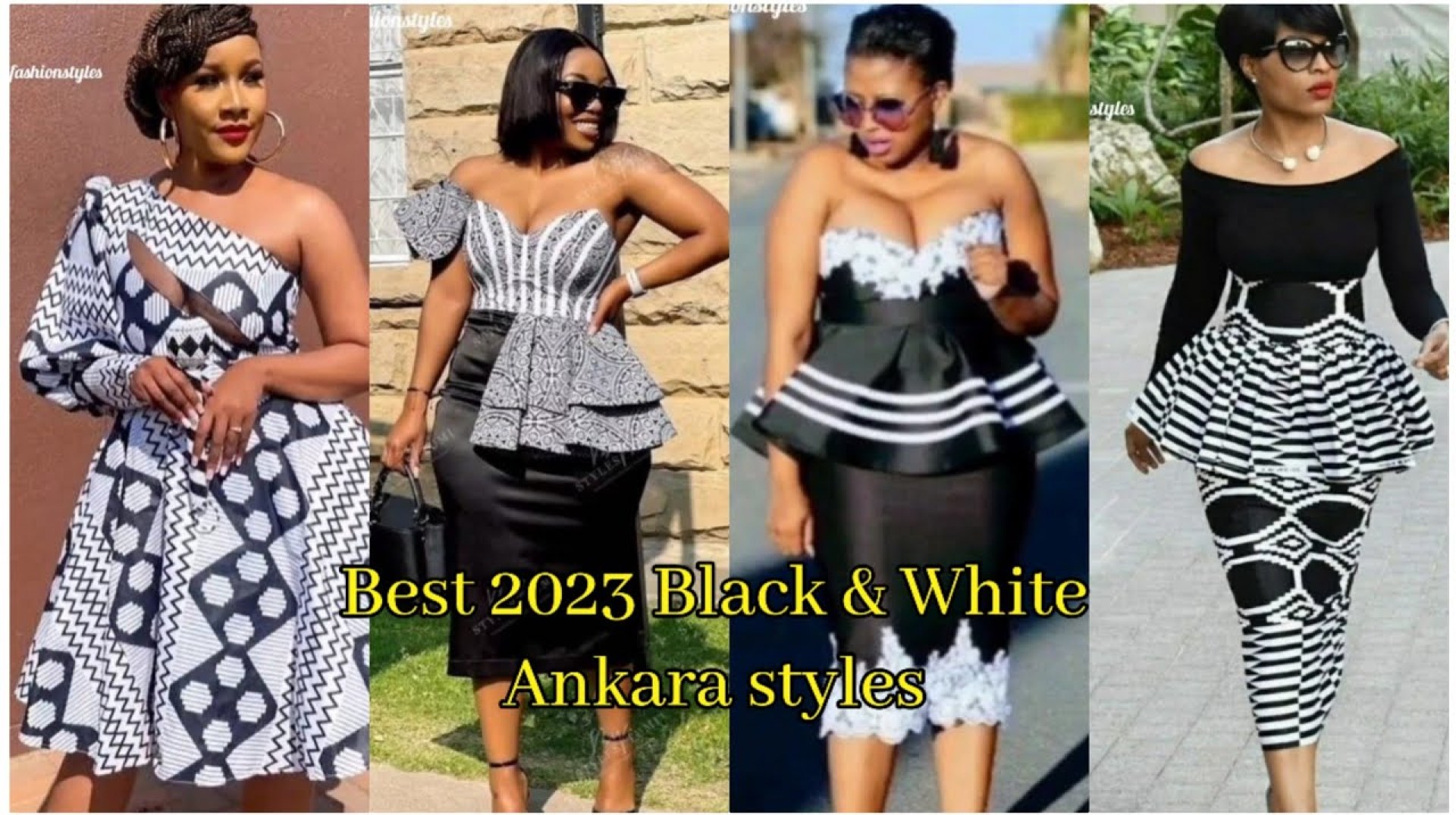 Best 2023 Black & White Ankara Styles | African print Styles |African Fashion Best 2023 Black & White Ankara Styles | African print Styles |African Fashion