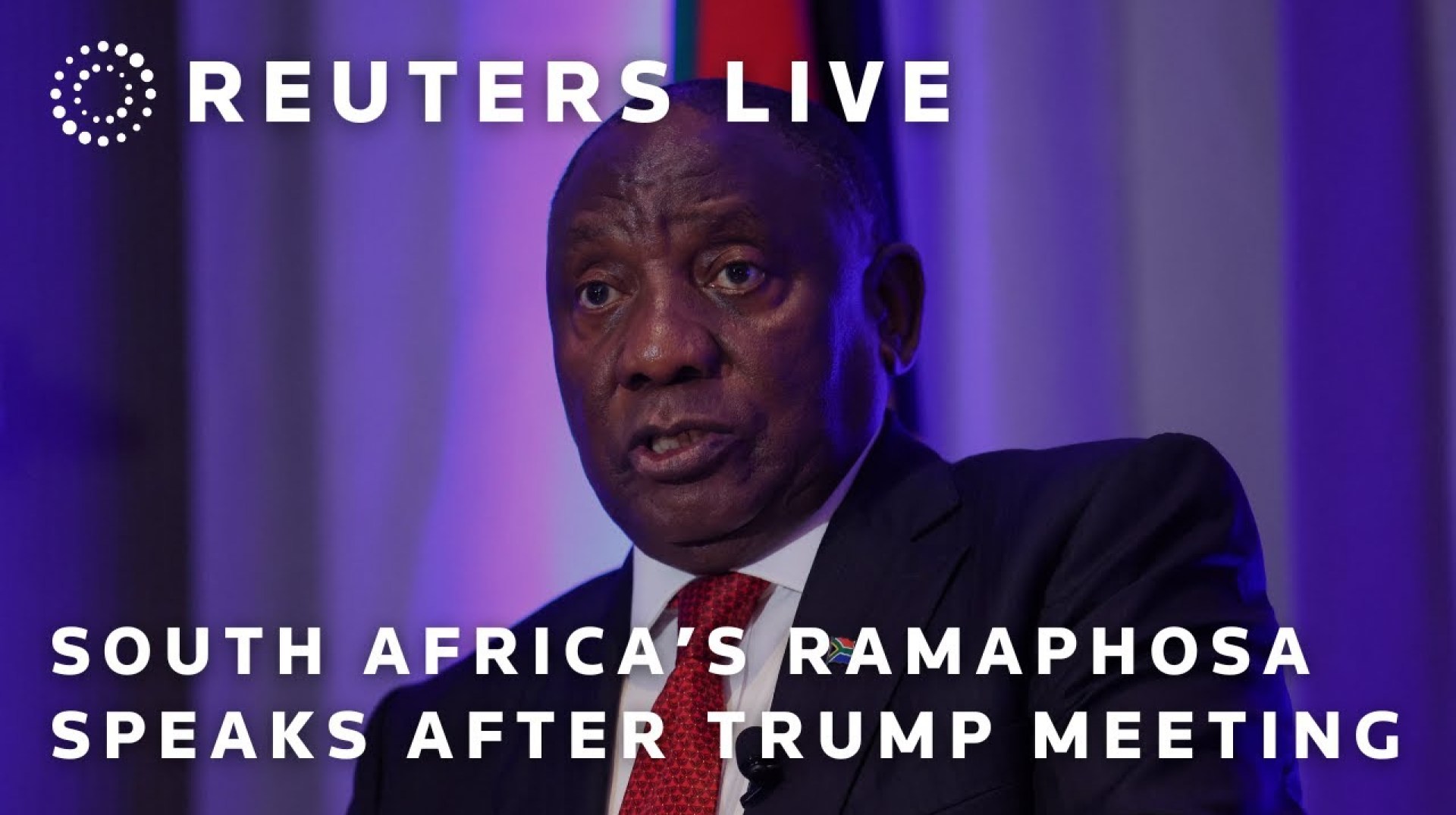LIVE: South Africa’s Cyril Ramaphosa speaks after Trump meeting LIVE: South Africa’s Cyril Ramaphosa speaks after Trump meeting