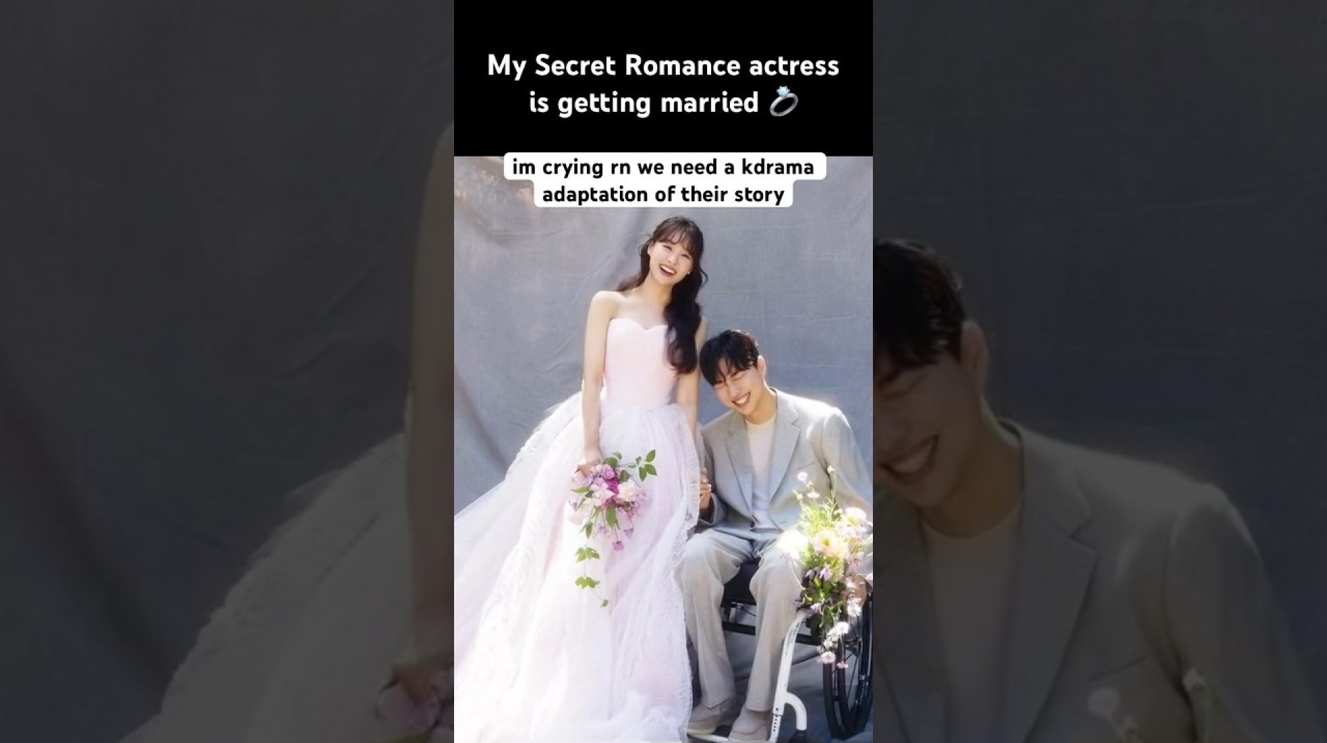 Wedding Proposal Korean Actress Song Ji Eun and Park We Marriage #koreanactress Wedding Proposal Korean Actress Song Ji Eun and Park We Marriage #koreanactress
