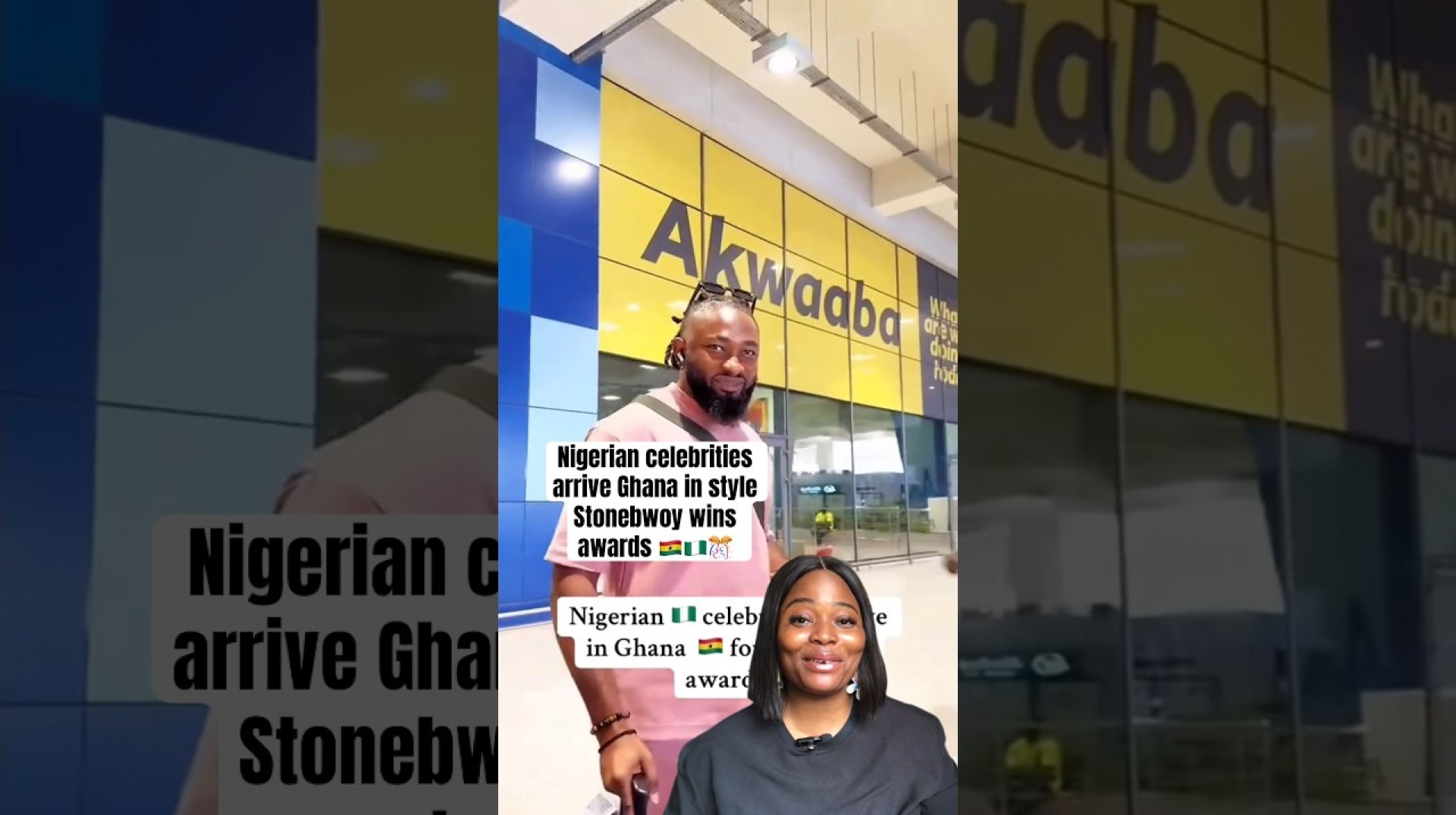 Nigerian celebrities arrive Ghana in grand style as stonebwoy wins awards #youtubecreatorcommunity Nigerian celebrities arrive Ghana in grand style as stonebwoy wins awards #youtubecreatorcommunity