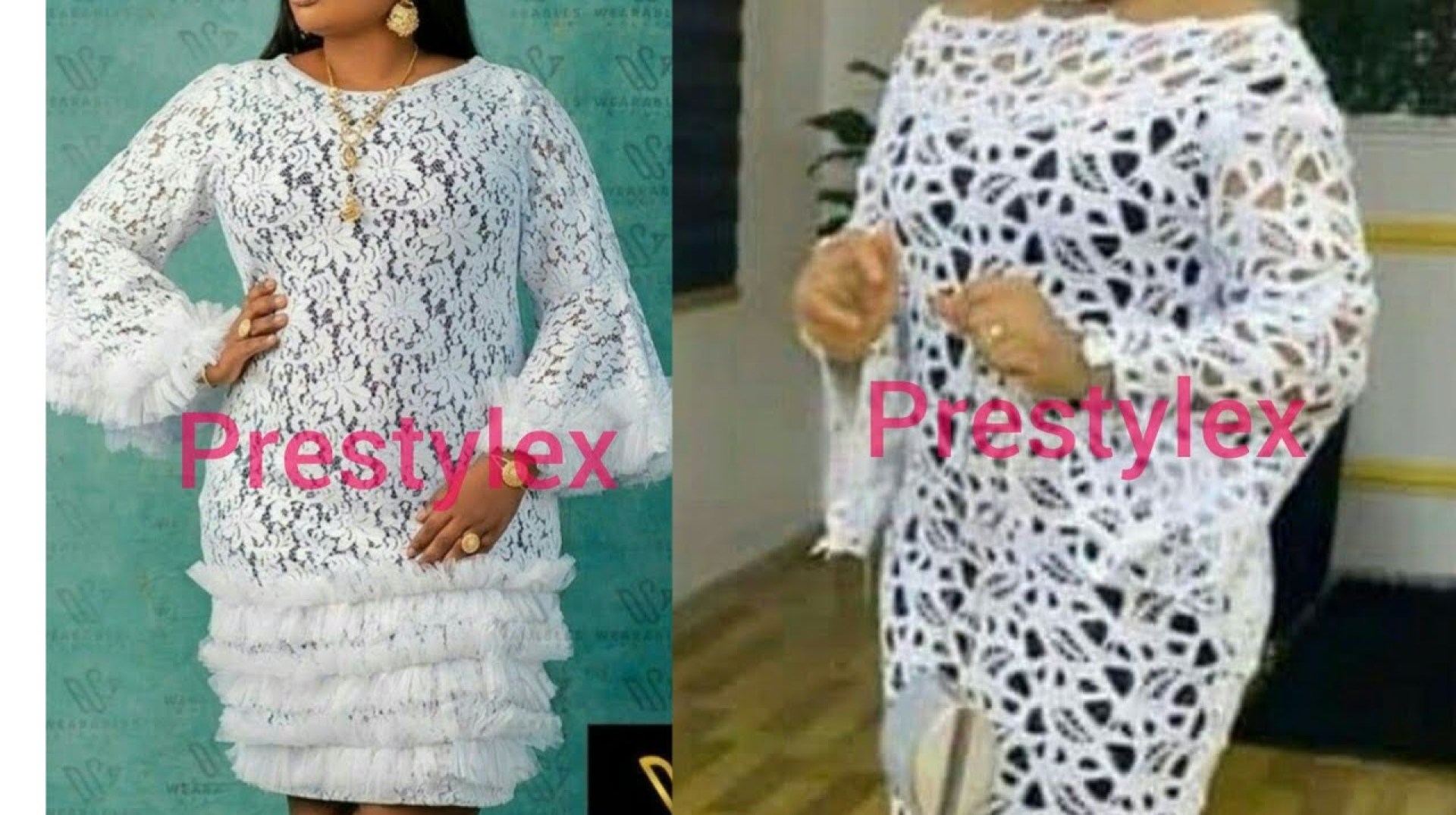 African fashion styles:White lace asoebi styles/white lace styles for ladies /white boubou & kaftan African fashion styles:White lace asoebi styles/white lace styles for ladies /white boubou & kaftan