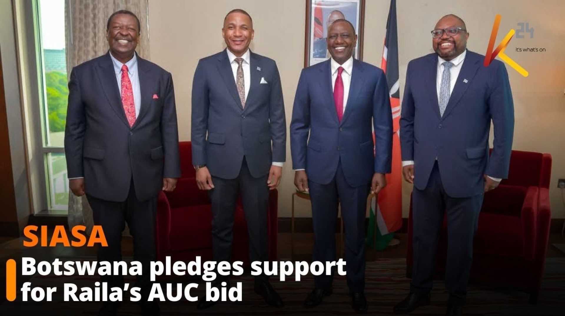 ‘Botswana pledges support for Raila’s AUC bid’ – President Ruto ‘Botswana pledges support for Raila’s AUC bid’ – President Ruto