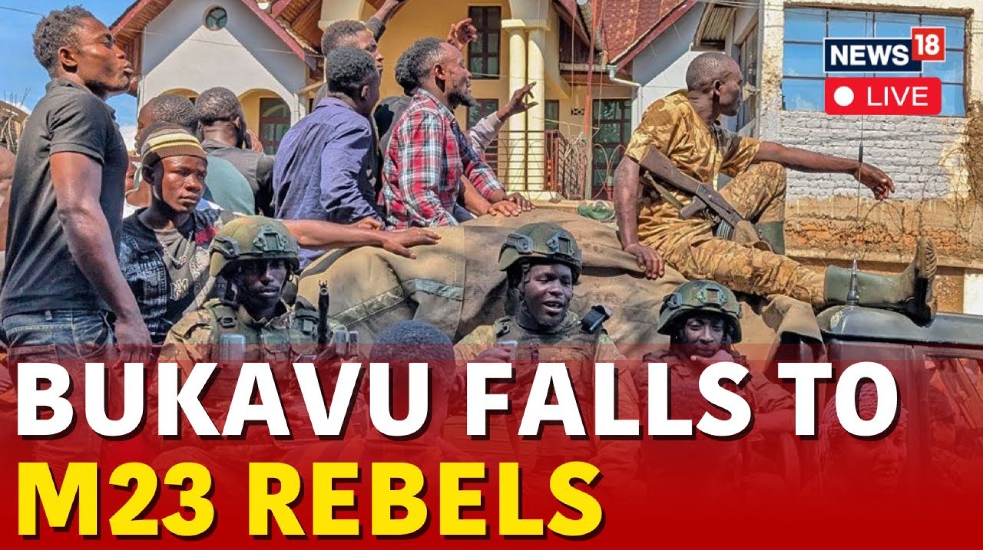 Congo M23 Rebel News Live | Bukavu In Dr Congo Falls To Rwandan-backed M23 Rebels |Congo News | N18G Congo M23 Rebel News Live | Bukavu In Dr Congo Falls To Rwandan-backed M23 Rebels |Congo News | N18G