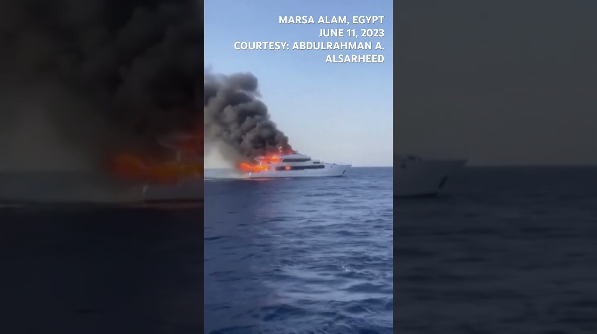 WATCH: Three British tourists reportedly missing after cruise boat catches fire in Egyptian Red Sea WATCH: Three British tourists reportedly missing after cruise boat catches fire in Egyptian Red Sea