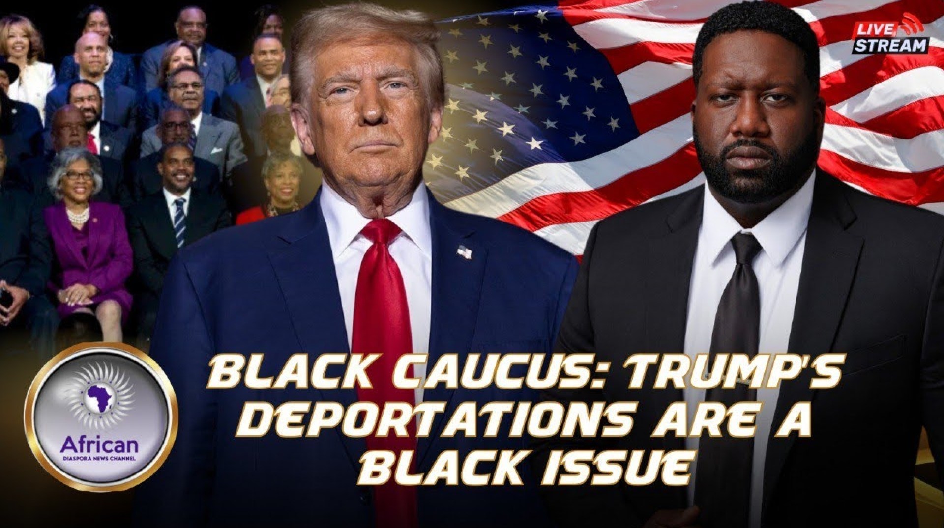 Congressional Black Caucus Members Claim Trump's Mass Deportation Efforts Are A Black Problem Congressional Black Caucus Members Claim Trump's Mass Deportation Efforts Are A Black Problem