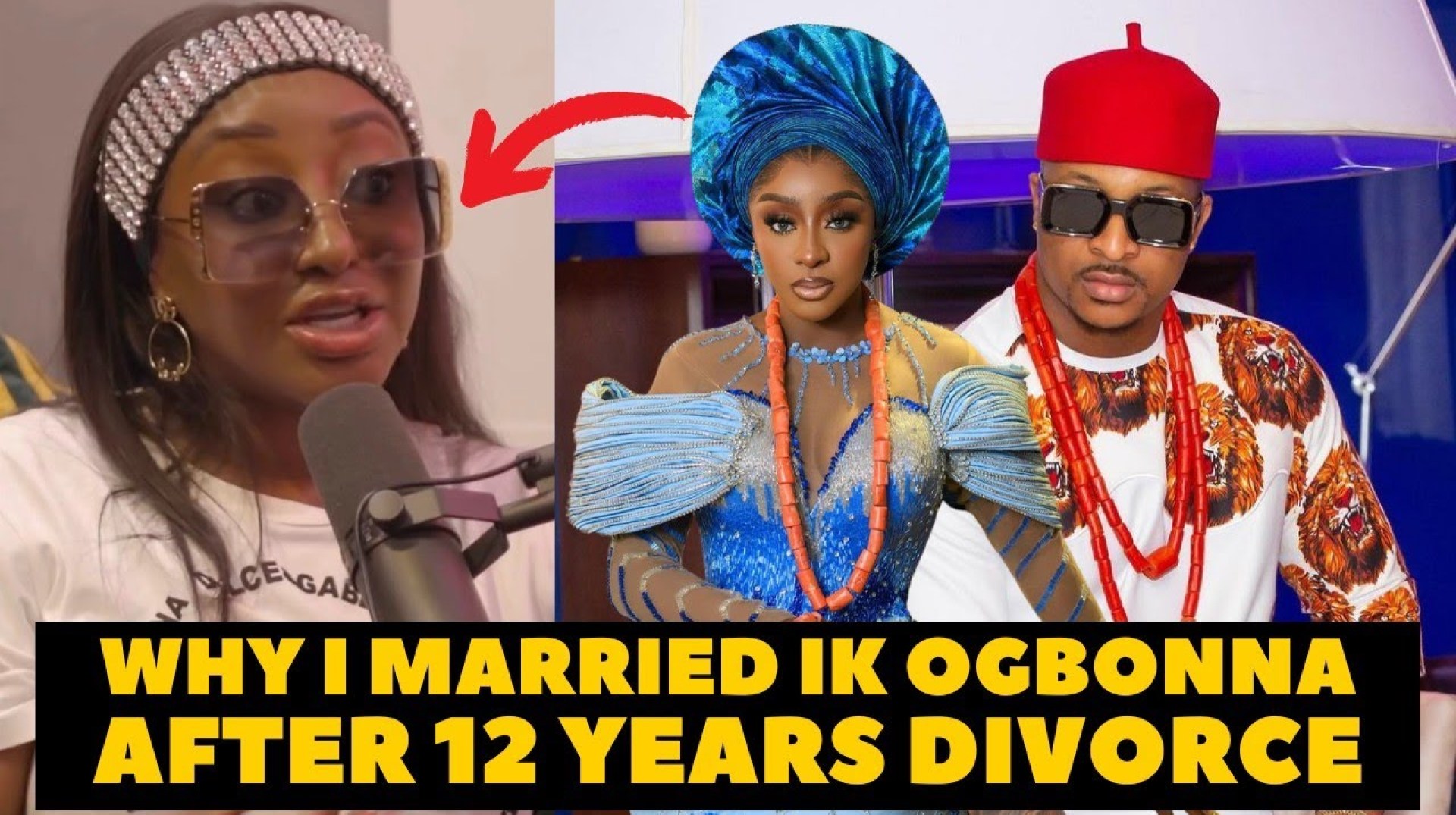 Nollywood Actress Ini Edo Reveals Why She Married Actor IK Ogbonna After 12 Years of Divorce. Nollywood Actress Ini Edo Reveals Why She Married Actor IK Ogbonna After 12 Years of Divorce.