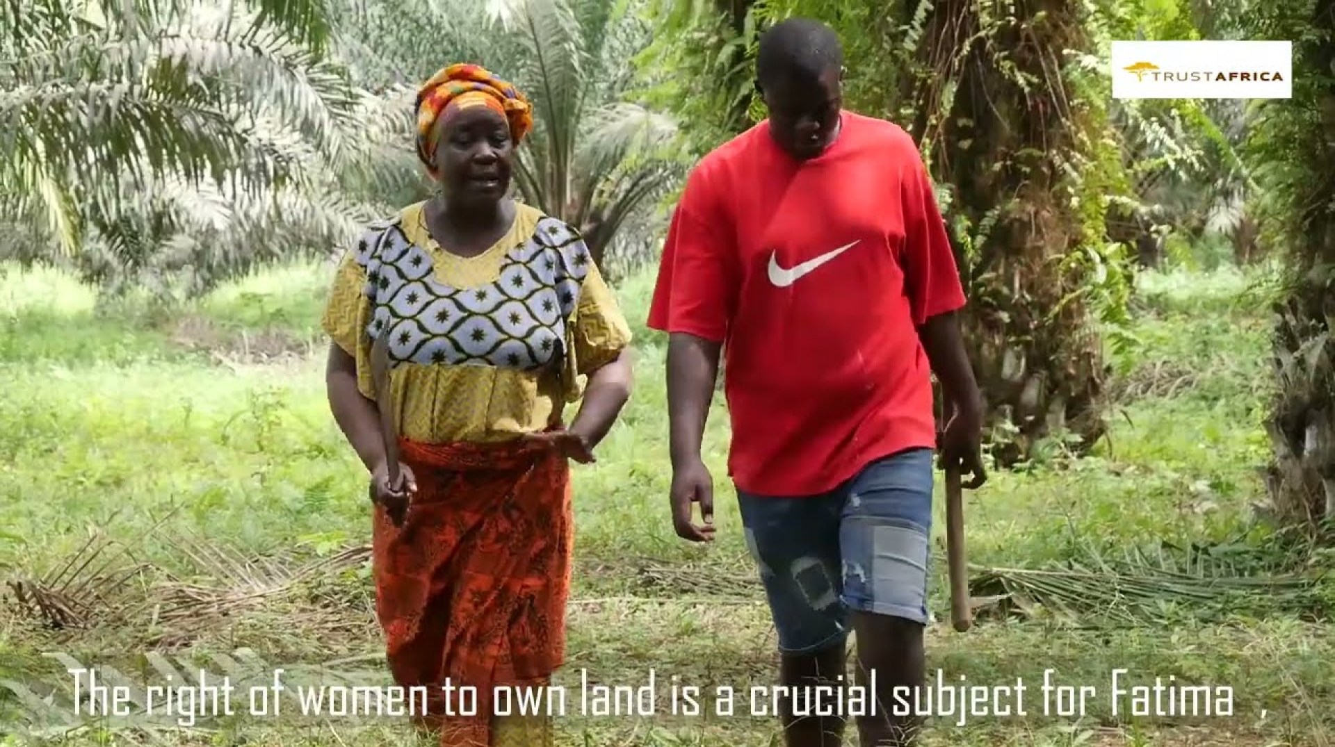 Women in the Cote D’Ivoire’s Palm oil sector advocate for land ownership rights. Women in the Cote D’Ivoire’s Palm oil sector advocate for land ownership rights.