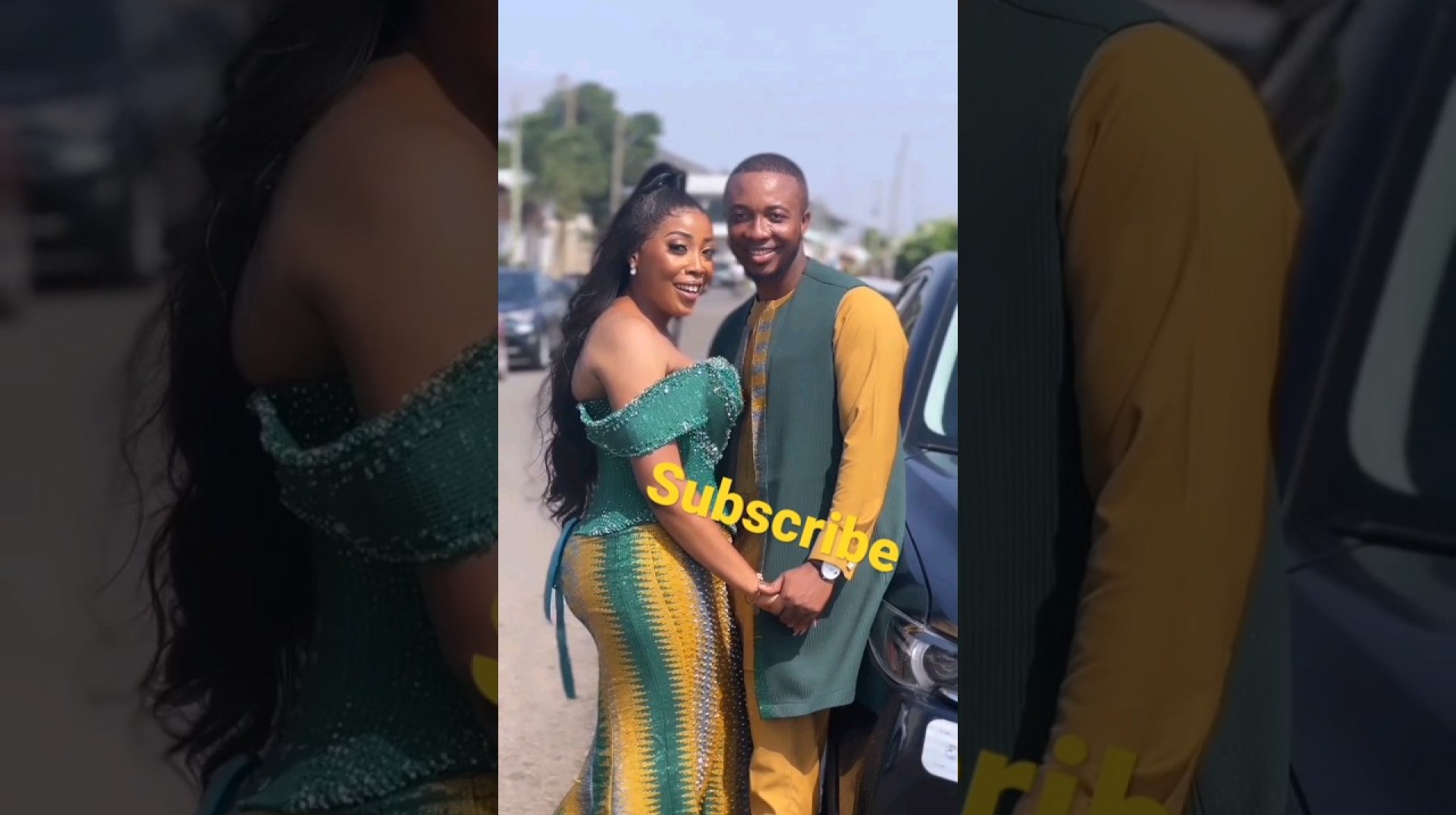 Meet our lovely couple chopping love on the street #video #ghana #subscribe Meet our lovely couple chopping love on the street #video #ghana #subscribe