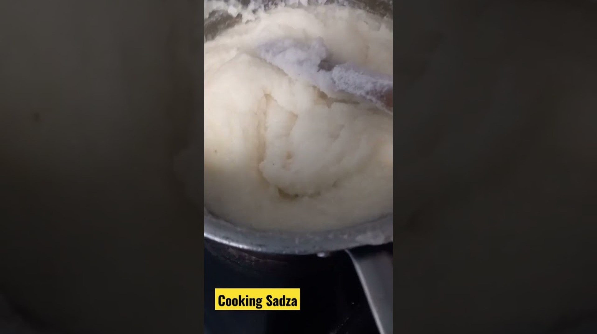 Cooking Sadza Zimbabwean dish Cooking Sadza Zimbabwean dish