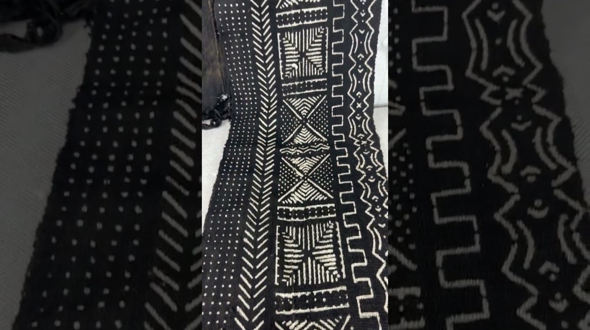 Black African Mudcloth Scarf, Bogolan Boho Scarf, Unisex Handmade Scarf, Bogolan Mudcloth Scarf Black African Mudcloth Scarf, Bogolan Boho Scarf, Unisex Handmade Scarf, Bogolan Mudcloth Scarf